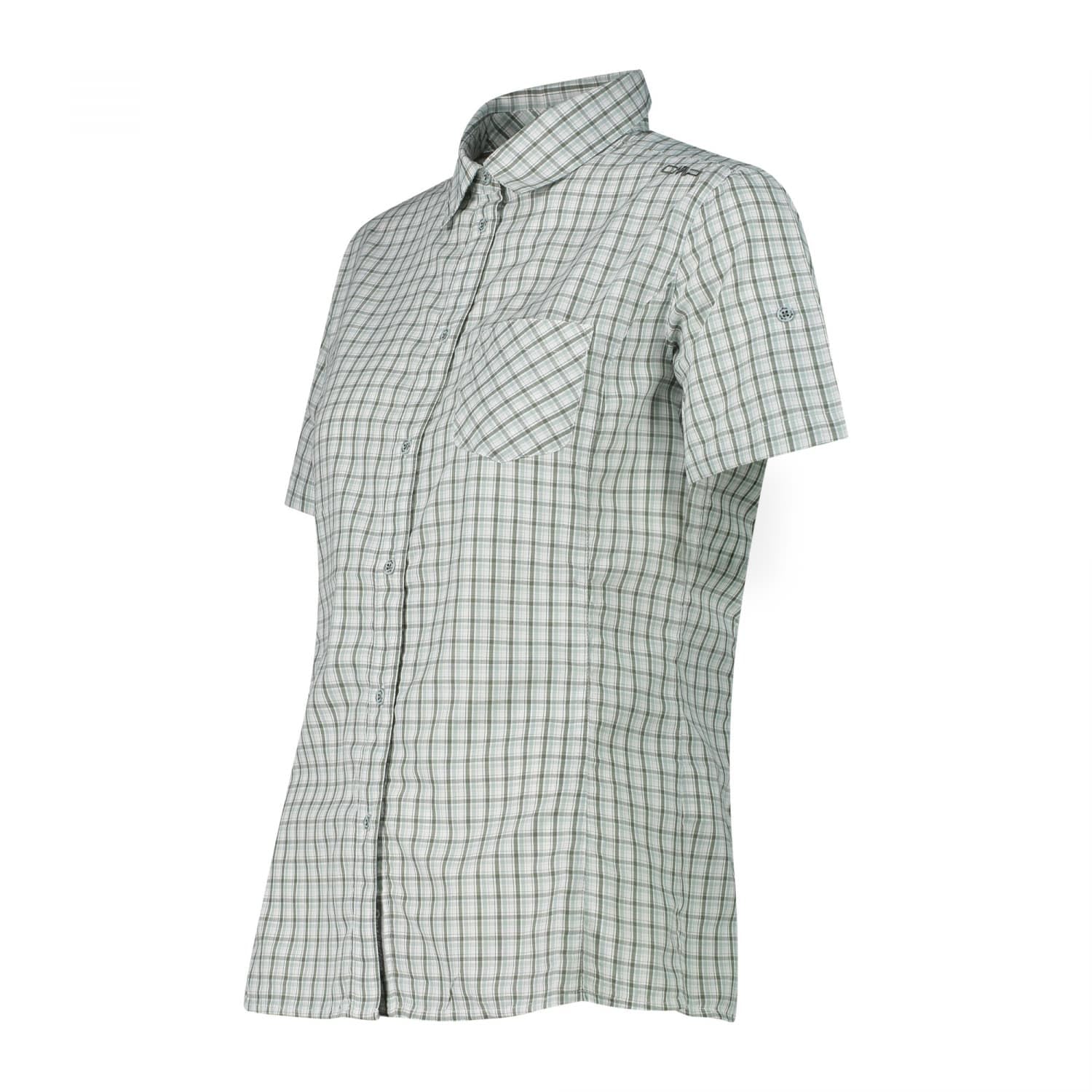 cmp-rahmsy-camicia-donna-maniche-corte-a-quadri-upf30 image 3