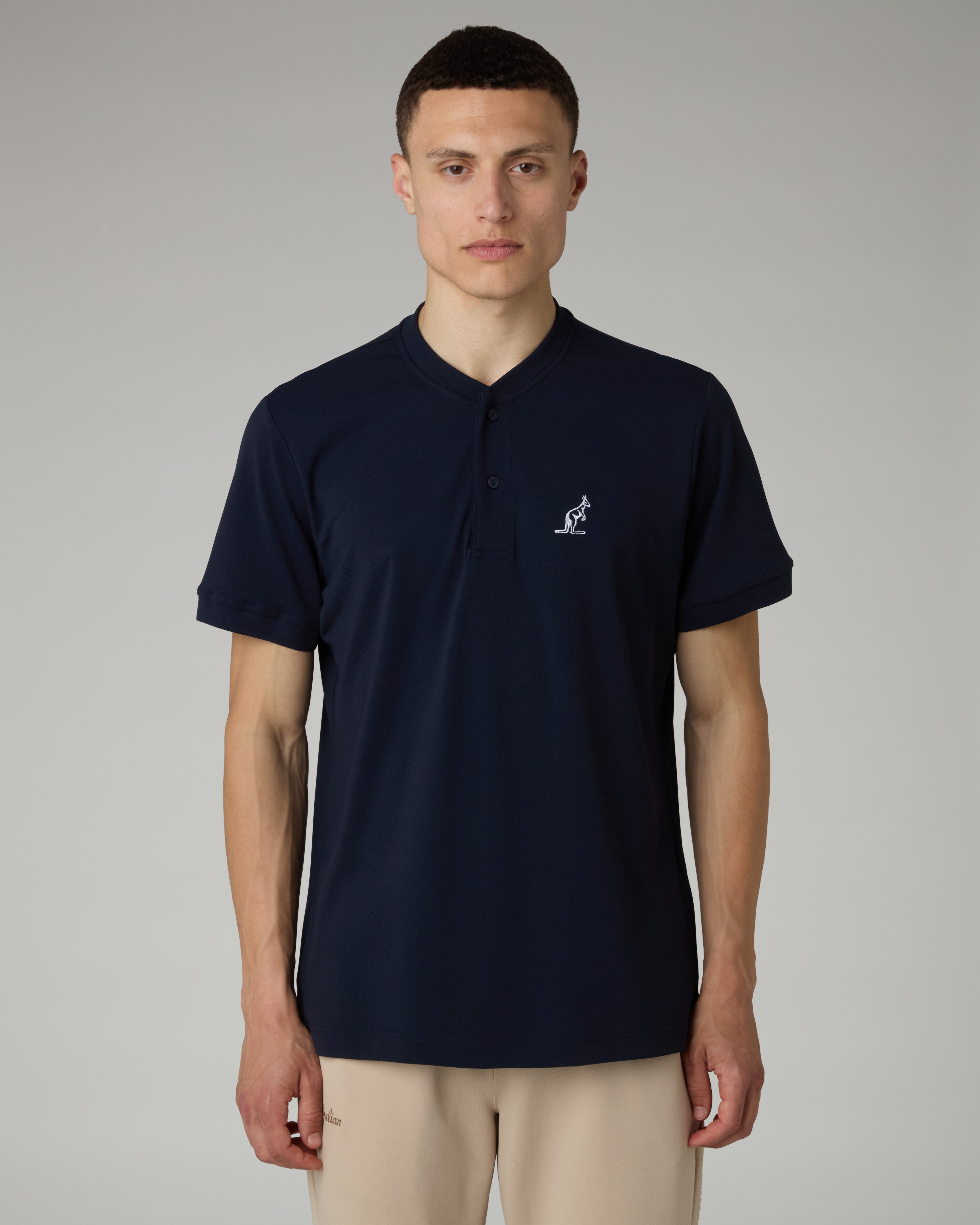 australian-style-polo-shirt-polo-piquet-tecnico-blu-navy-regular-fit image 1