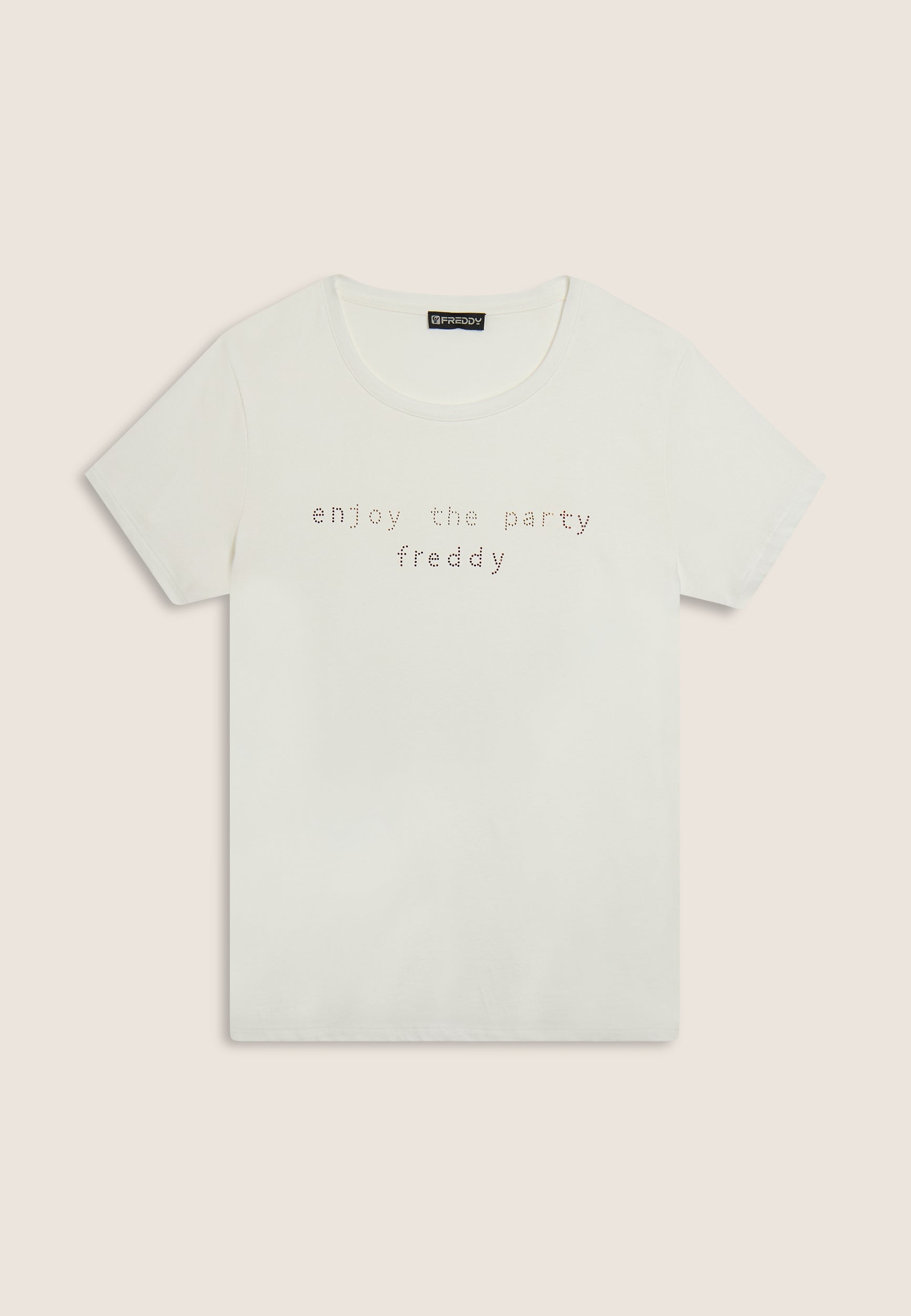 freddy-wr-up-t-shirt-enjoy-the-party-in-strass-cotone-supima image 4
