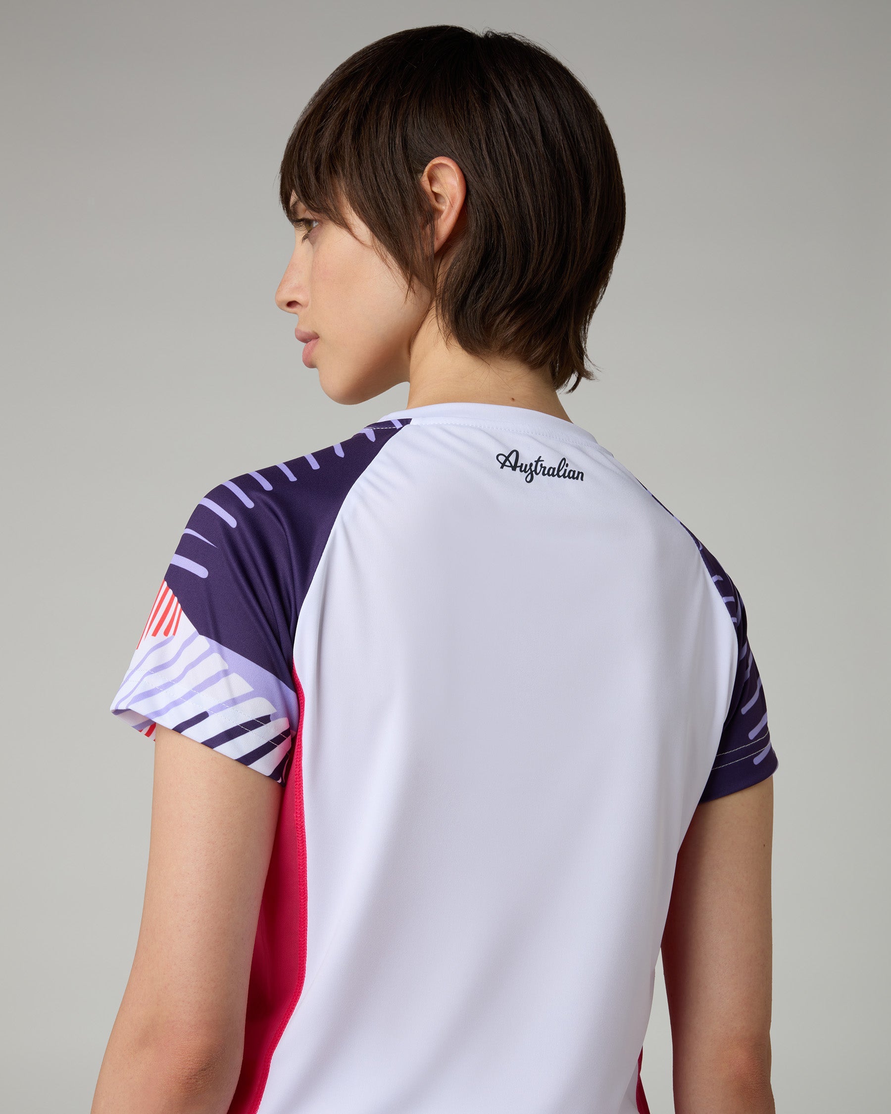 australian-court-t-shirt-tennis-elasticizzata-bianca image 5