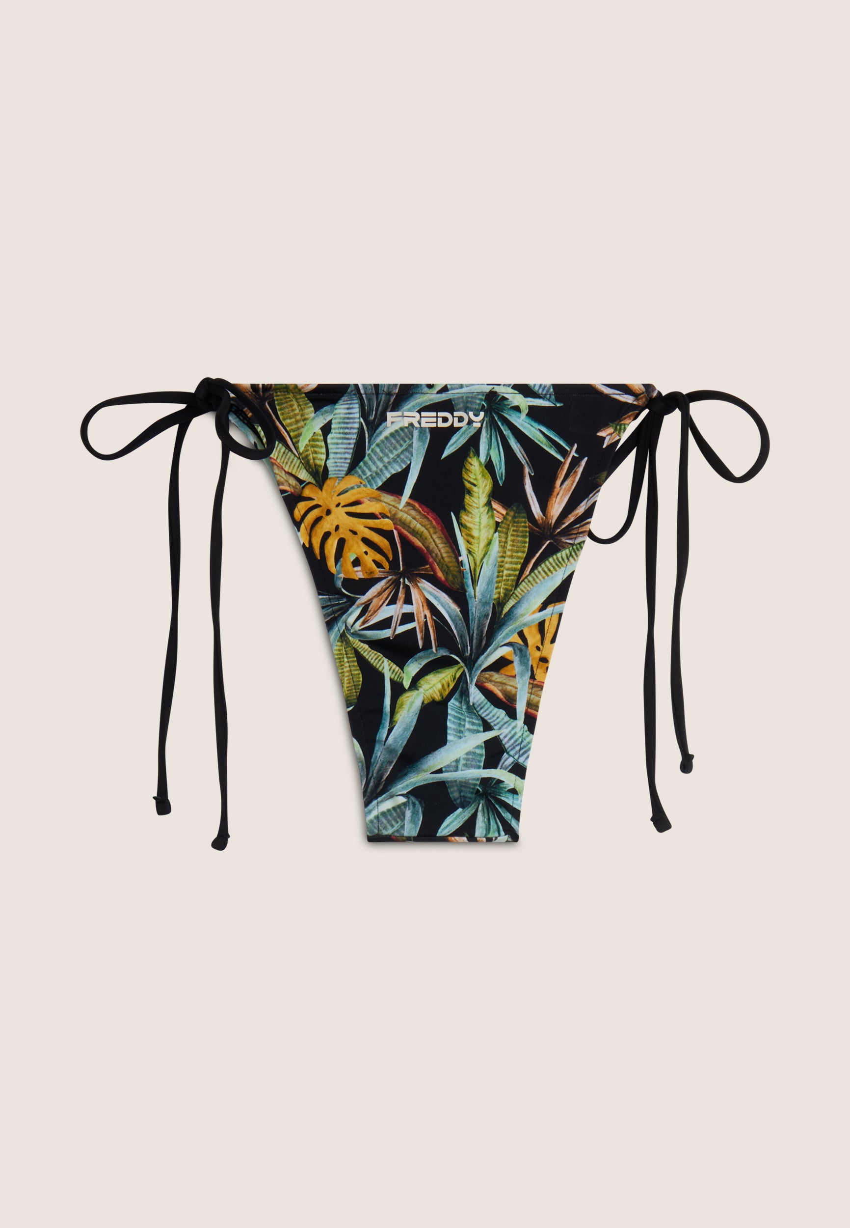 freddy-slip-bikini-donna-stampa-foliage-tropical-con-laccetti image 8