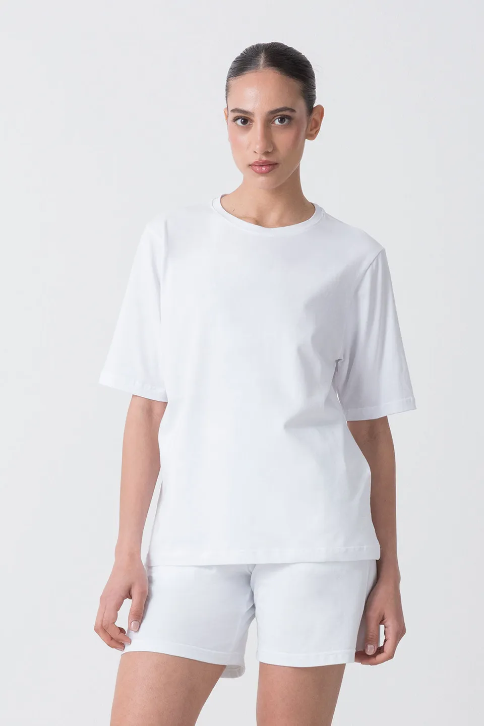 dimensione-danza-basic-t-shirt-in-jersey-elasticizzato-girocollo-maniche-corte image 1