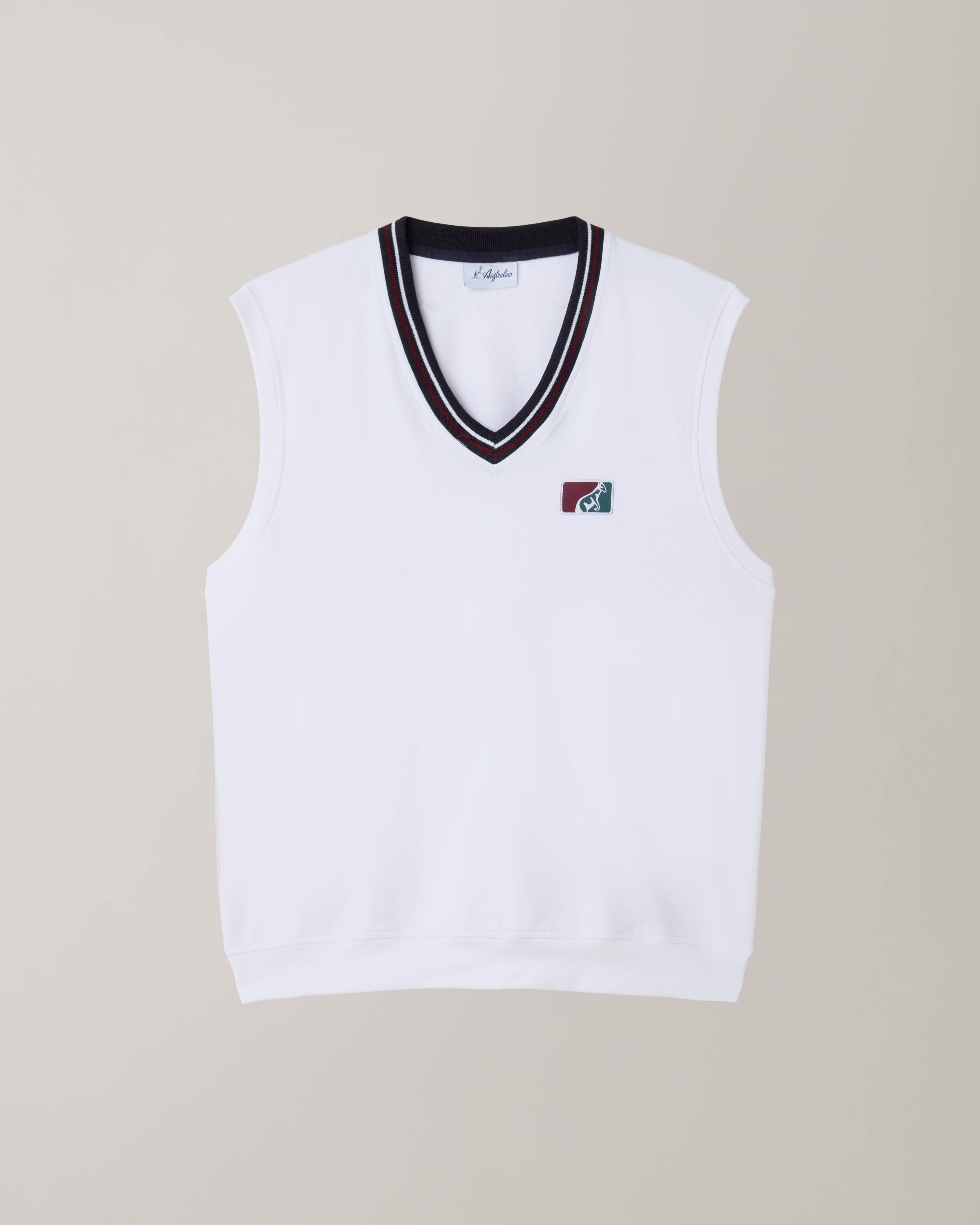 australian-classic-gilet-gilet-felpa-bianco image 5