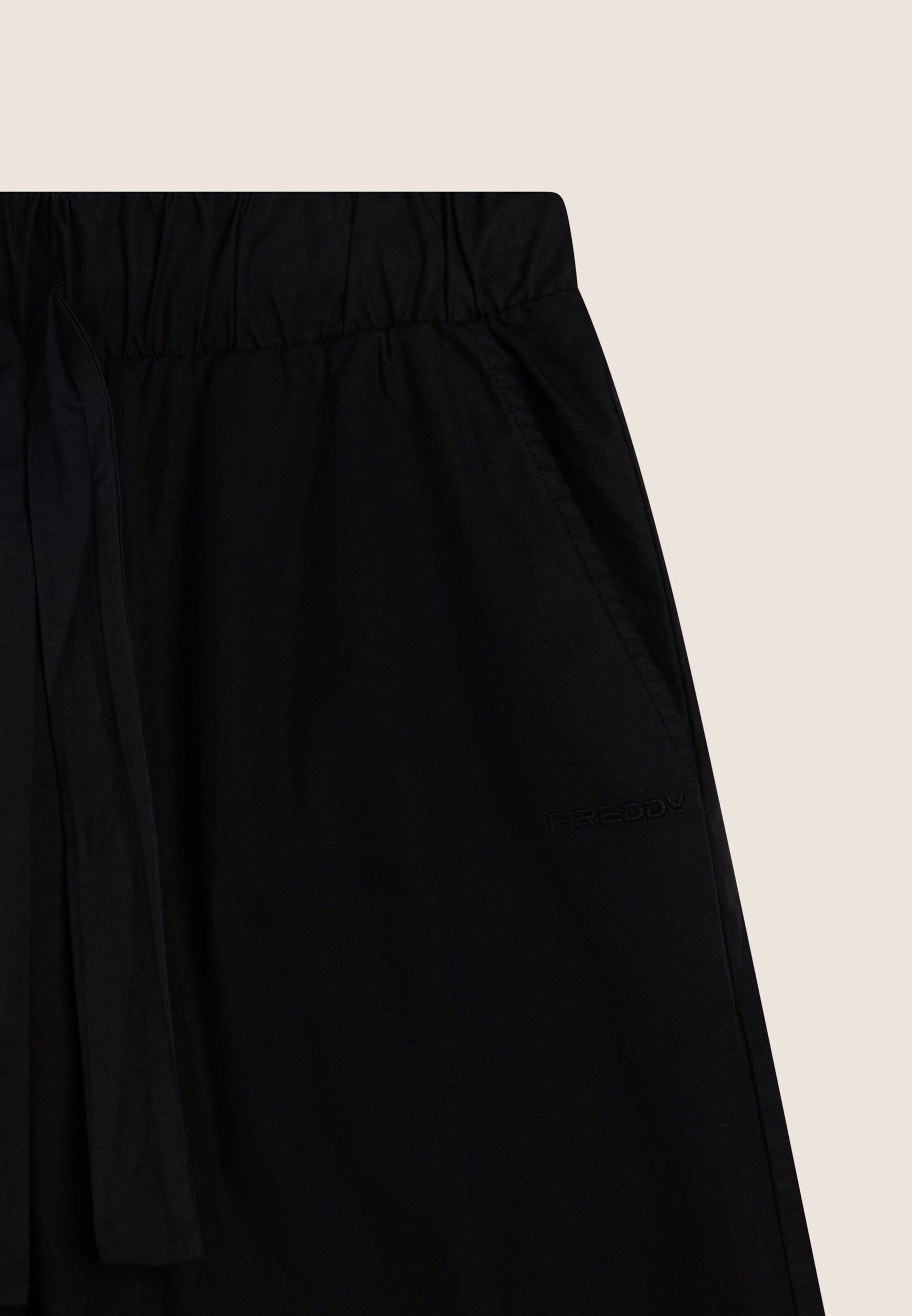 freddy-pantaloni-sportivi-wide-leg-da-donna-in-cotone-stretch image 6