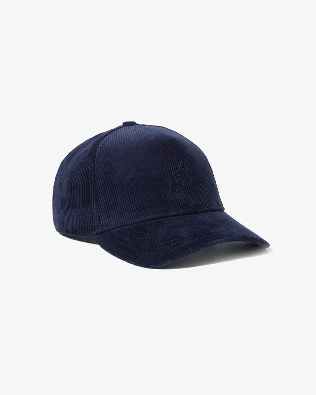 australian-corduroy-cap-cappellino-blu-navy image 1