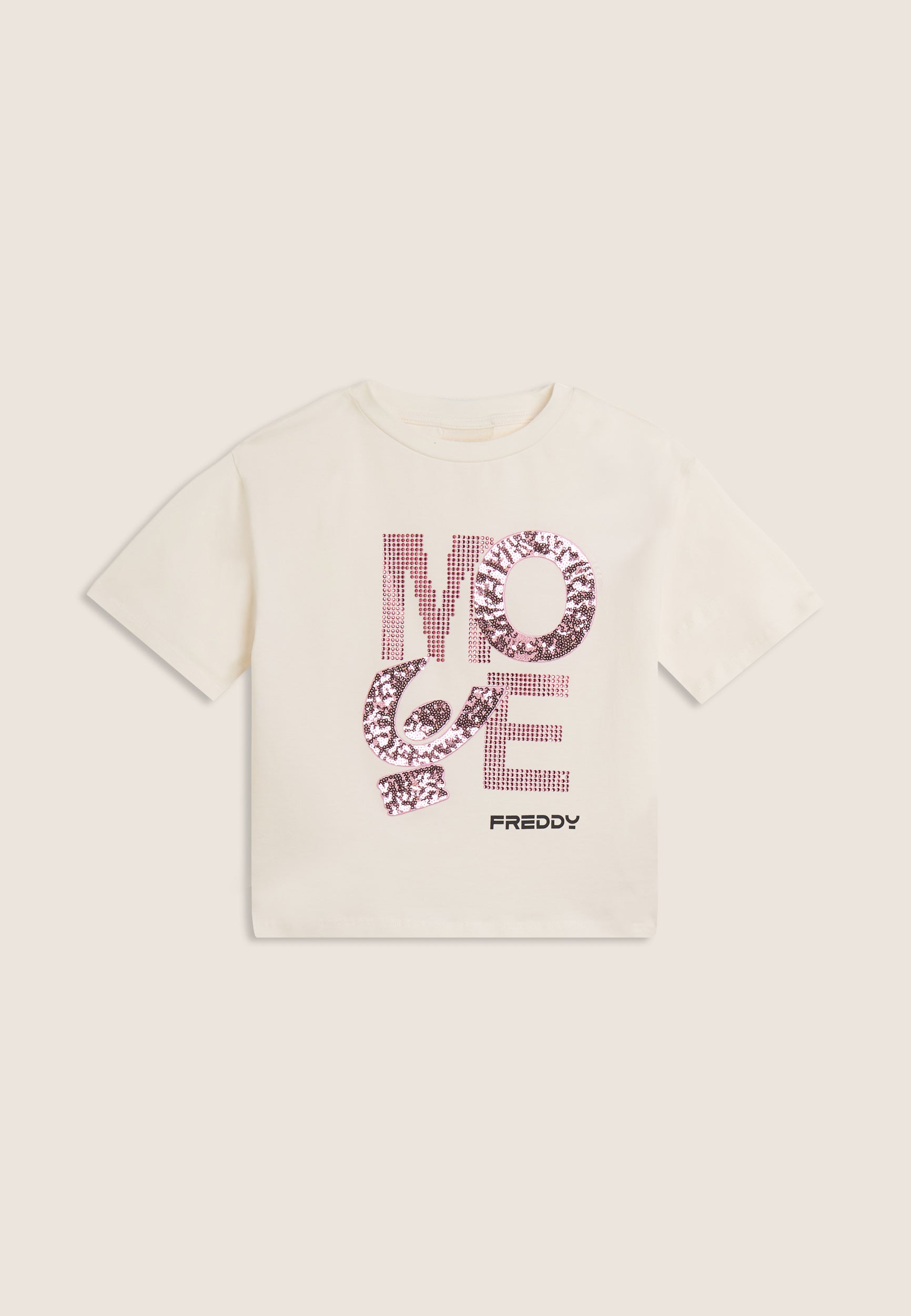freddy-t-shirt-junior-cropped-move-con-strass-e-paillettes image 4