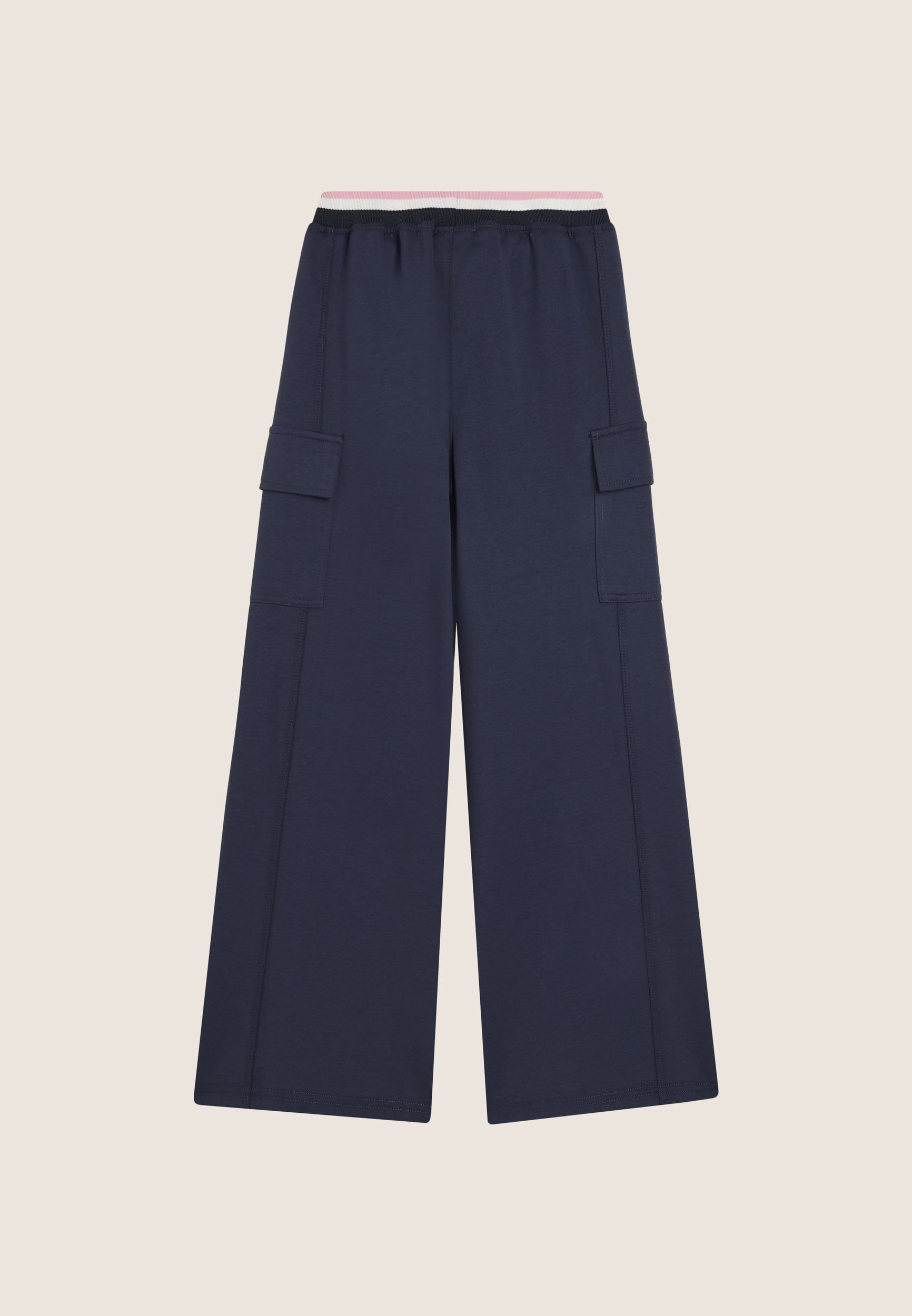 freddy-pantaloni-junior-oversize-con-elastico-jacquard-e-strass image 2