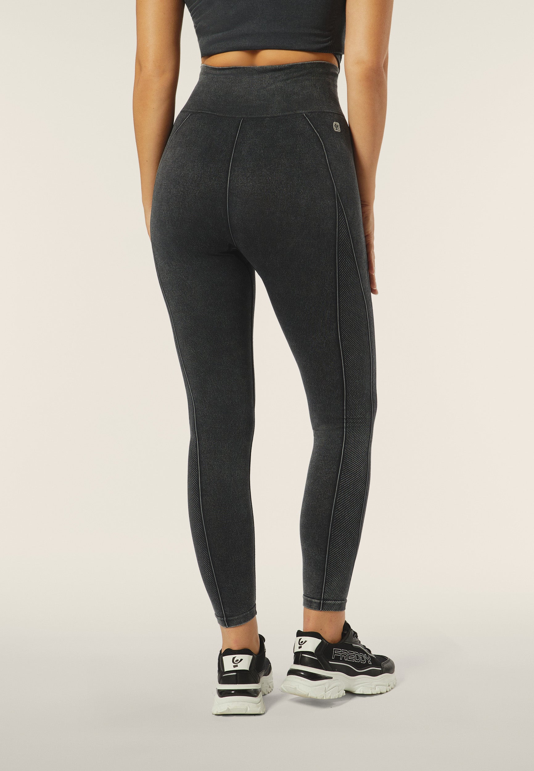 freddy-leggings-seamless-effetto-denim-vita-alta-7-8 image 3