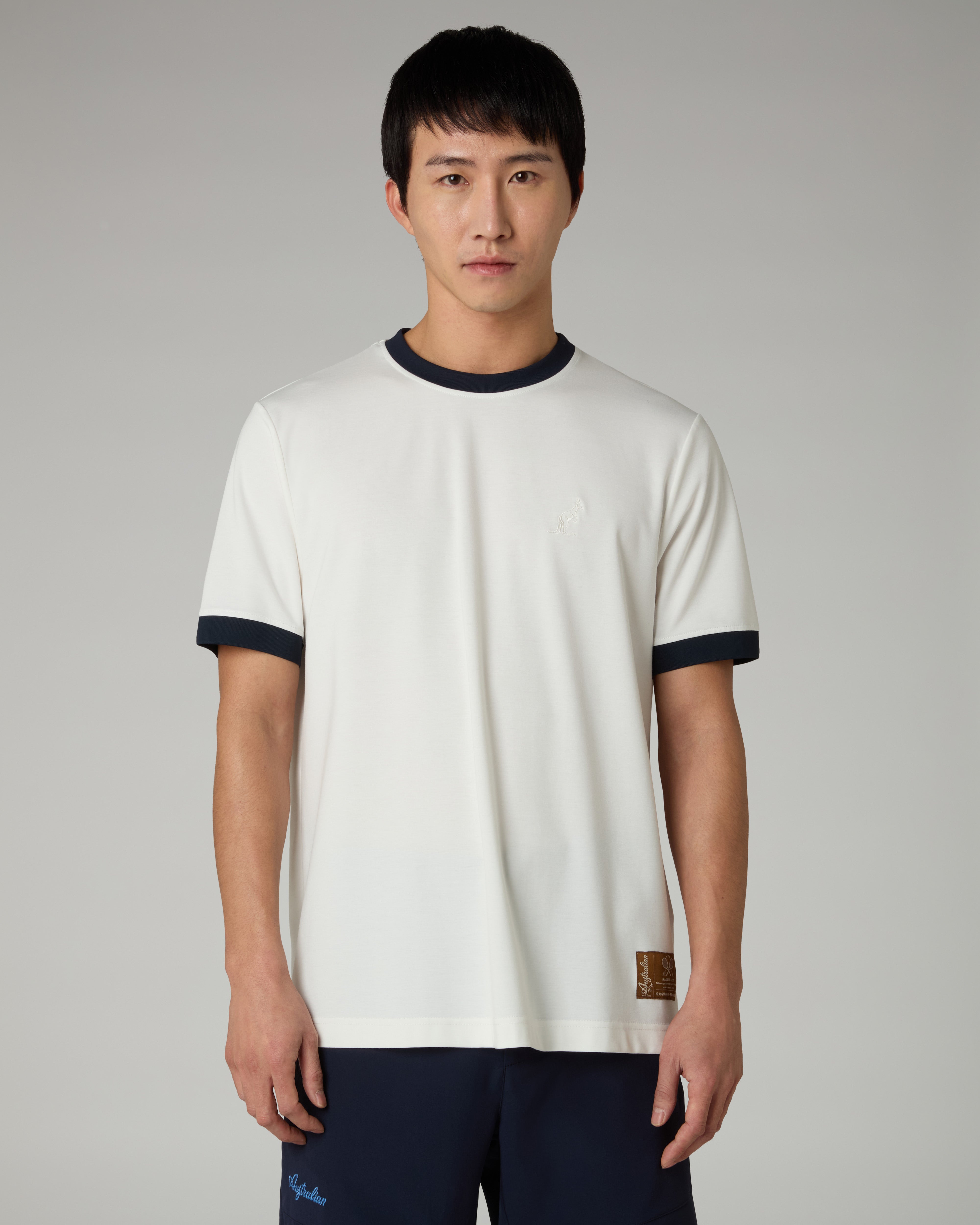australian-flowline-t-shirt-maglia-sportiva-latte image 1