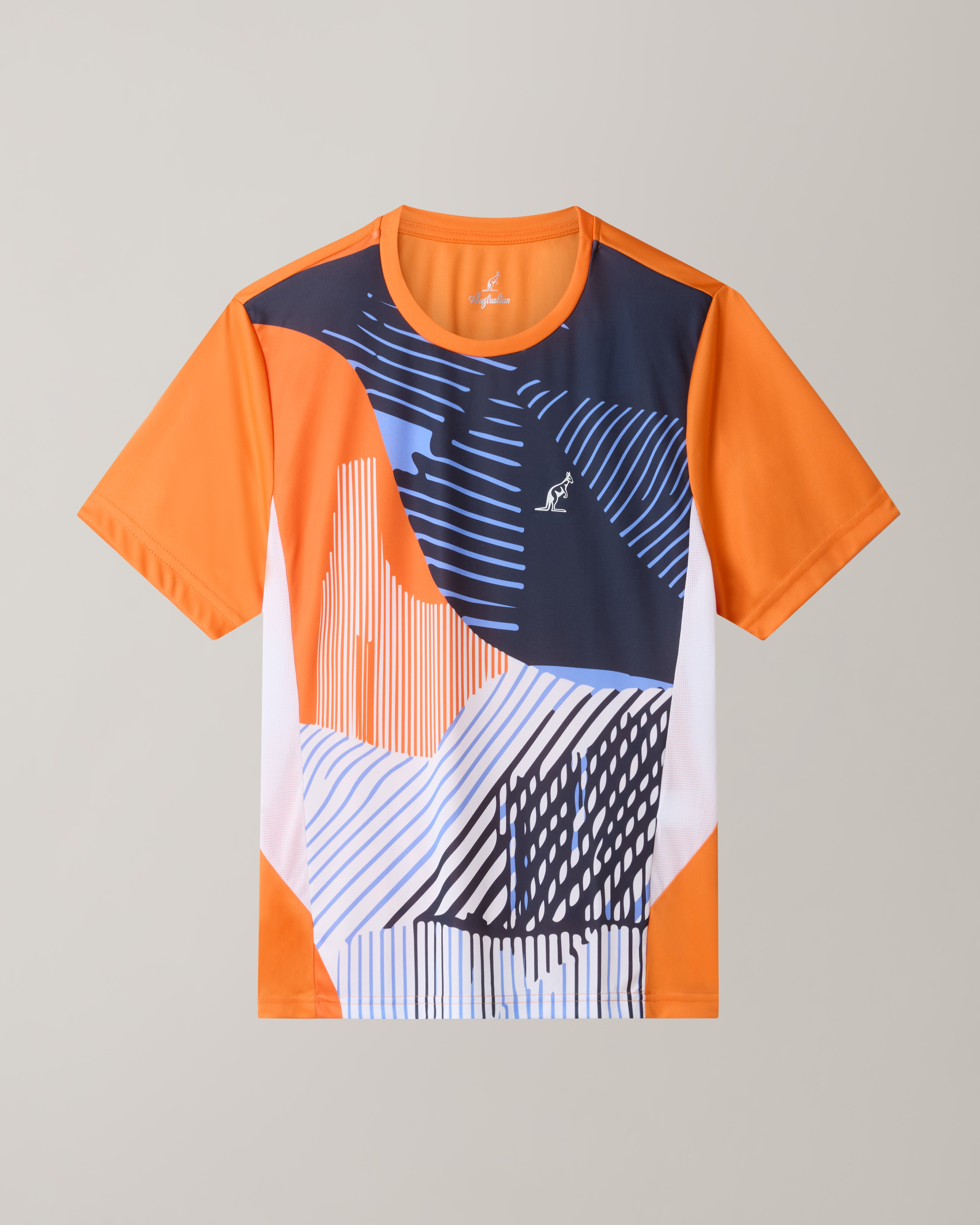 australian-absinth-t-shirt-tennis-arancio-acceso image 5