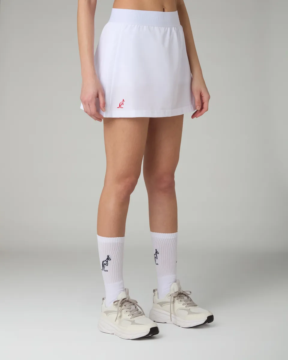 australian-archive-skirt-smash-bianco-gonna-tennis-con-sottopantaloncino-made-in image 1