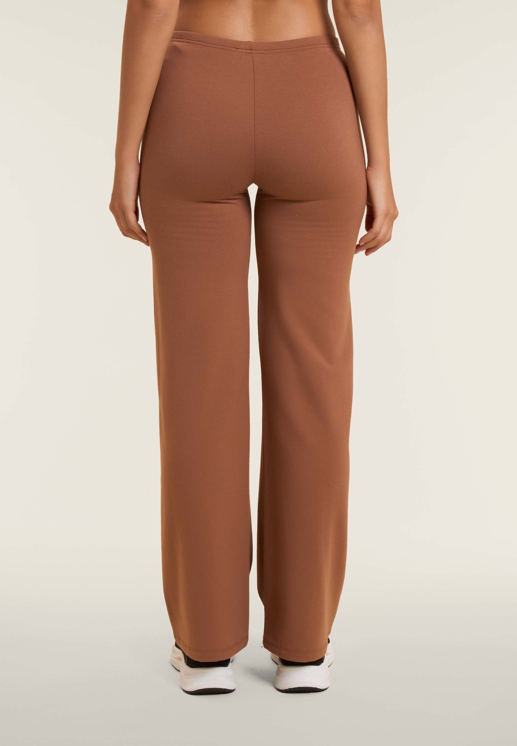 freddy-pantaloni-donna-wide-leg-vita-regular-con-cucitura-centrale image 3