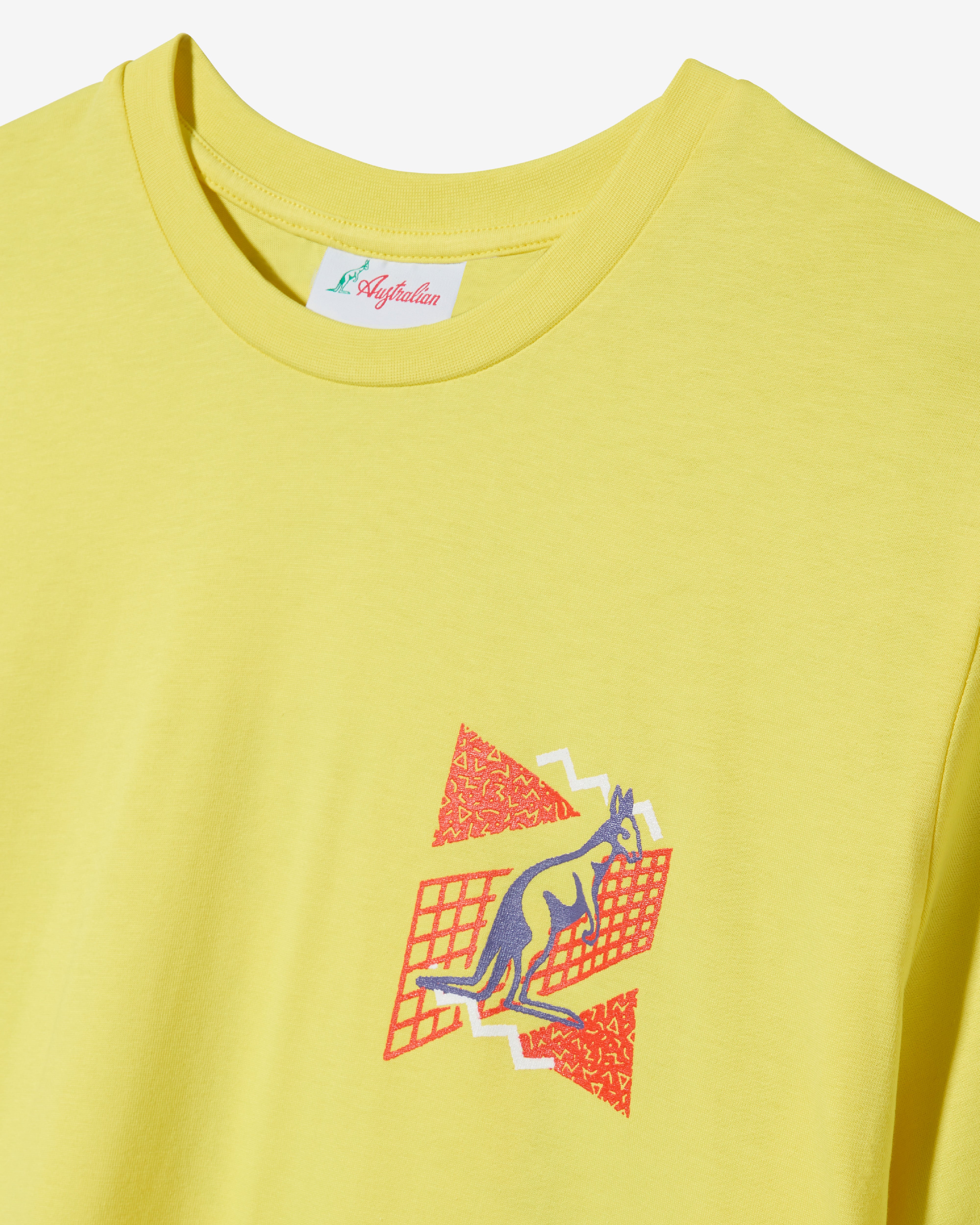 australian-torino-24-t-shirt-in-cotone-giallo-vivo image 3