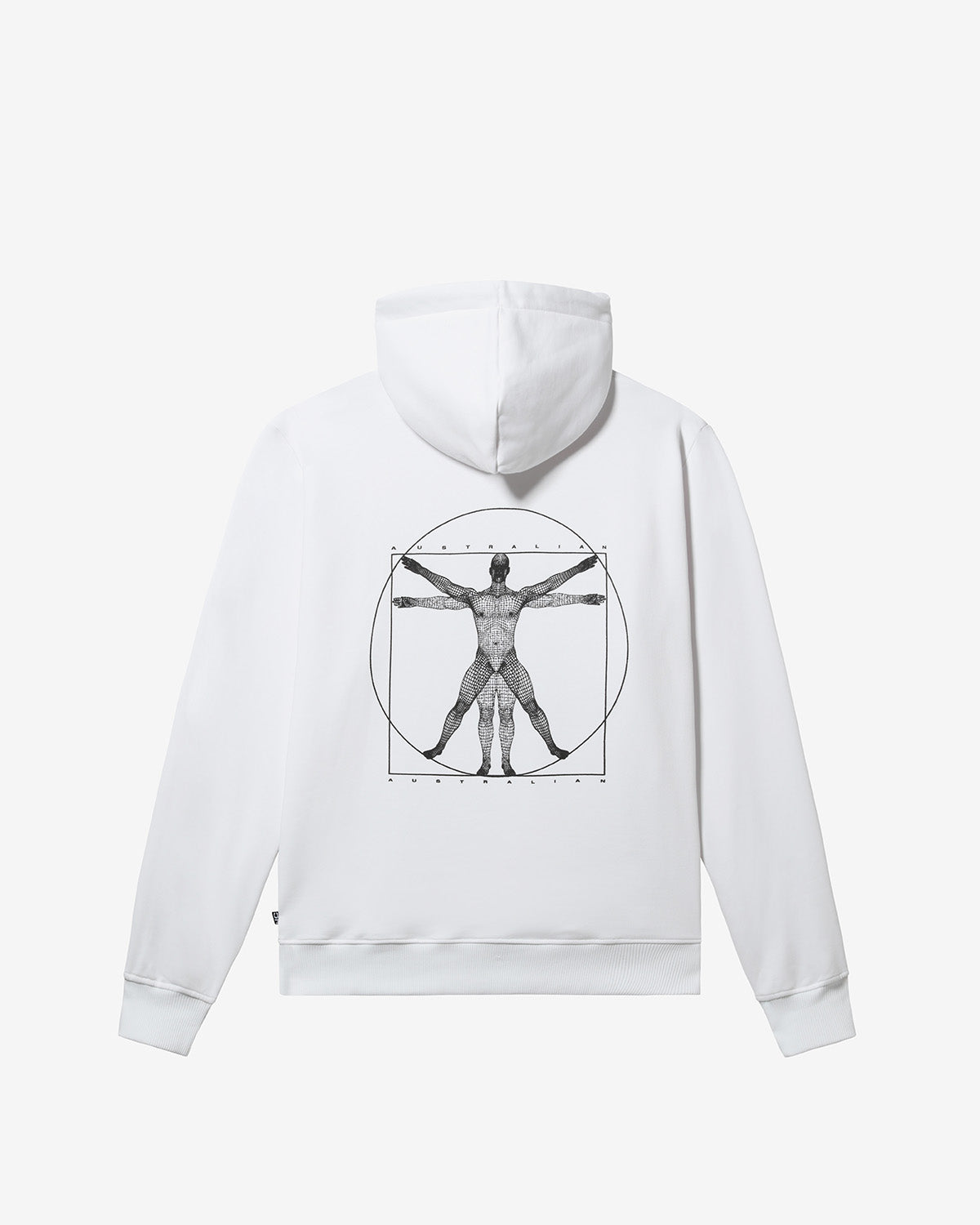 australian-vitruvio-hoodie-hard-court-felpa-cappuccio-bianca image 6