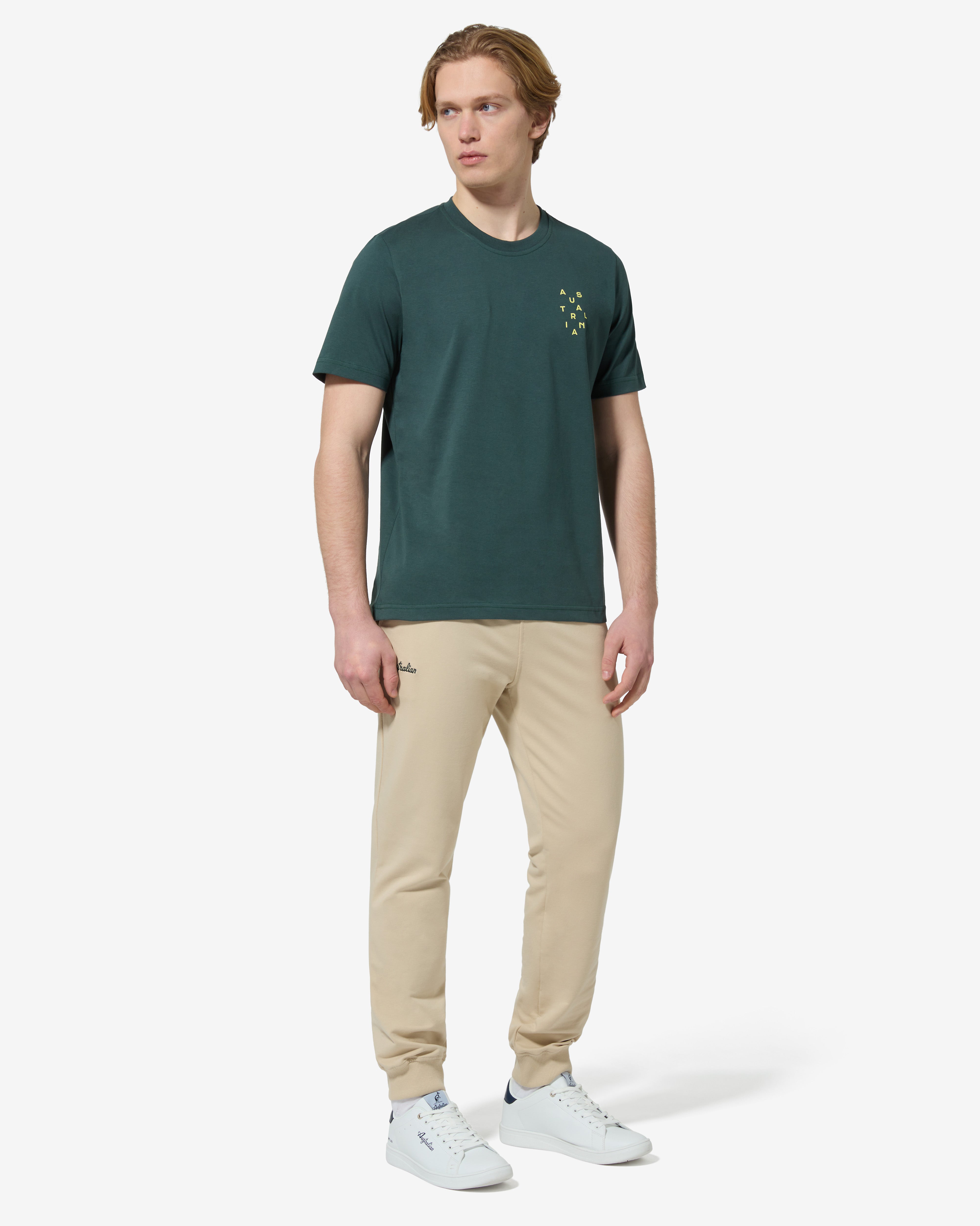 australian-essential-camomaps-track-pant-pantalone-felpa-sabbia image 2