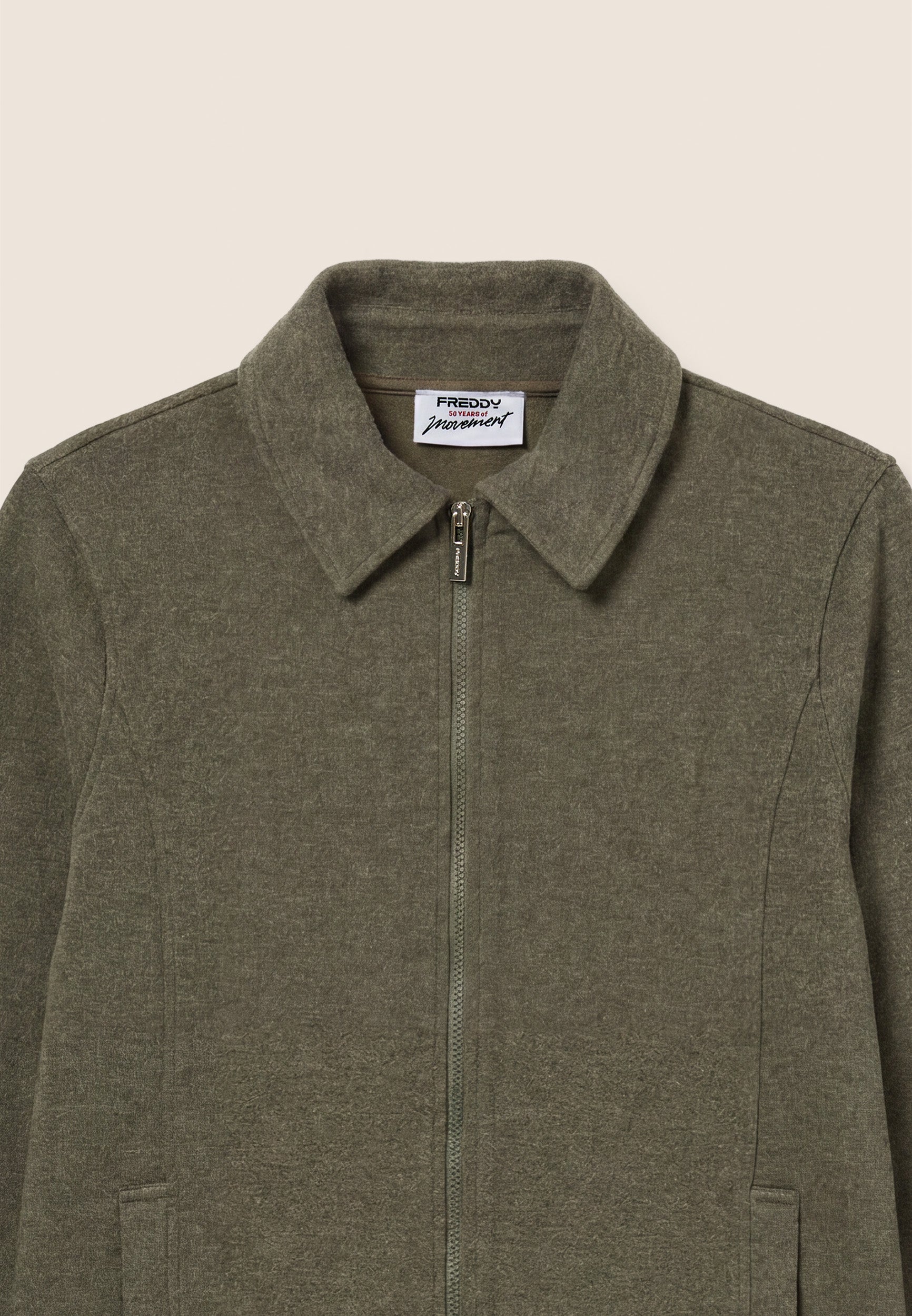 freddy-felpa-donna-full-zip-collo-camicia-effetto-tricot image 7