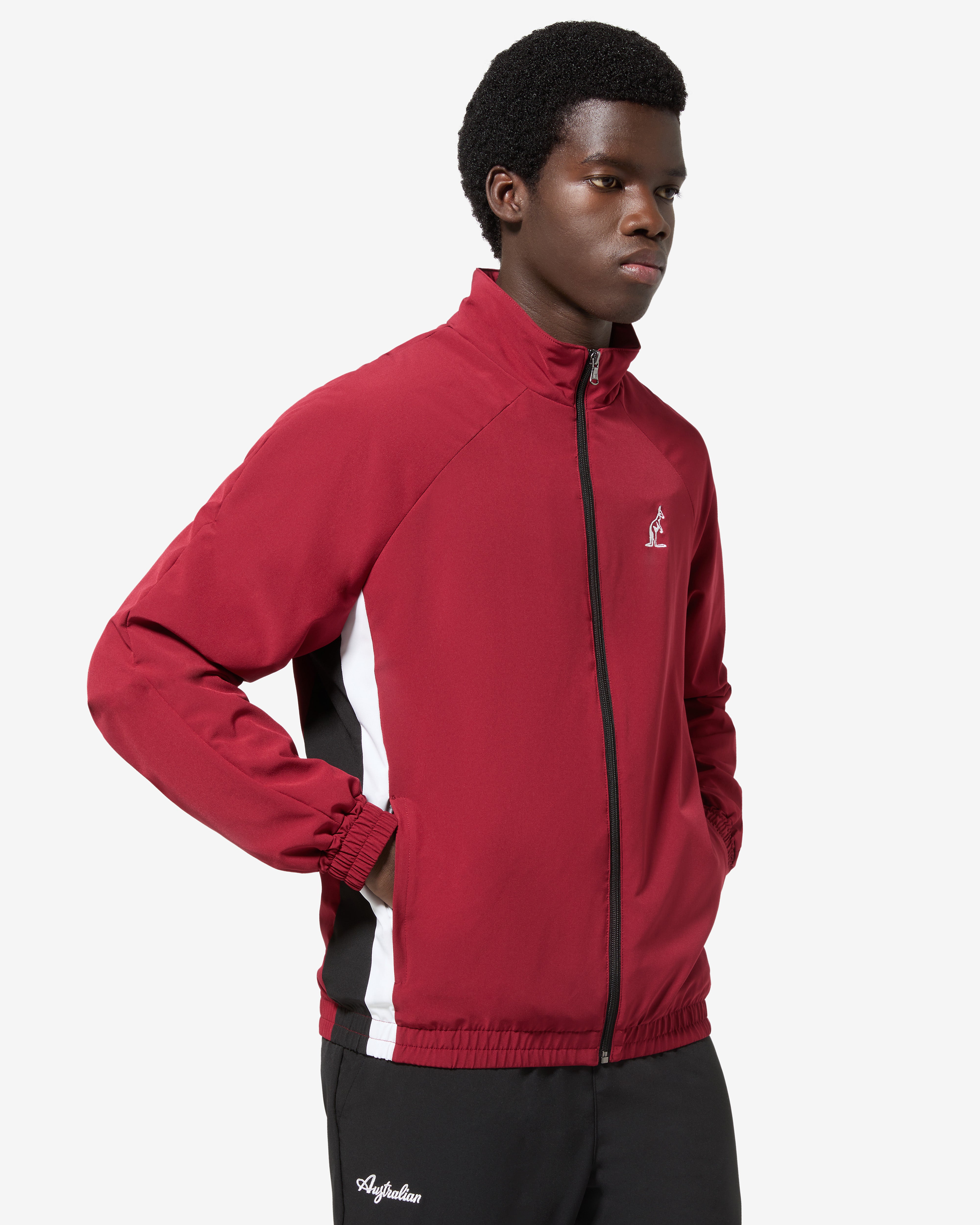 australian-elite-tracksuit-tuta-completa-bordeaux-in-tessuto-slam-bi-elastico image 3