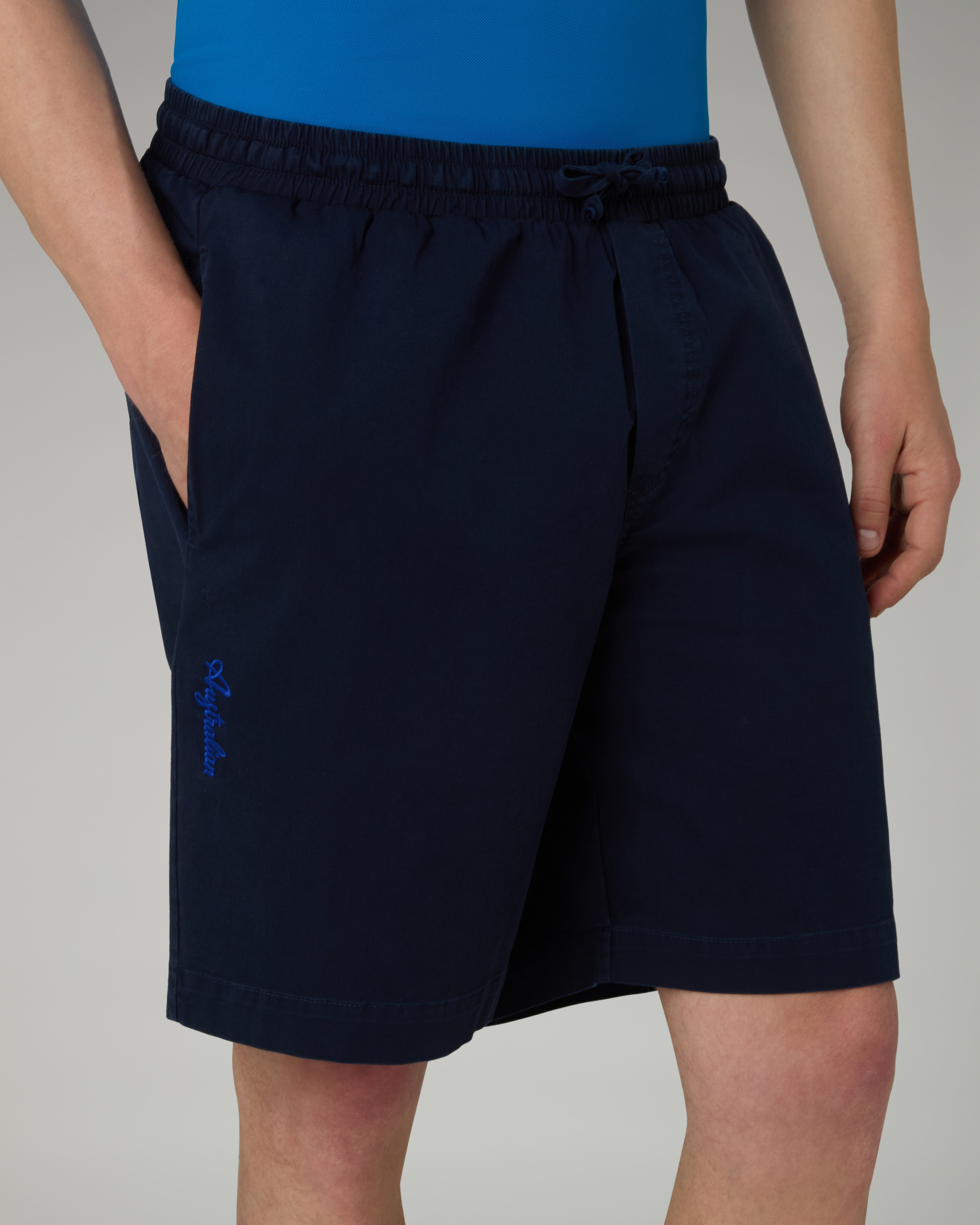 australian-doric-twill-short-short-cotone-uomo-eclipse-blue image 5