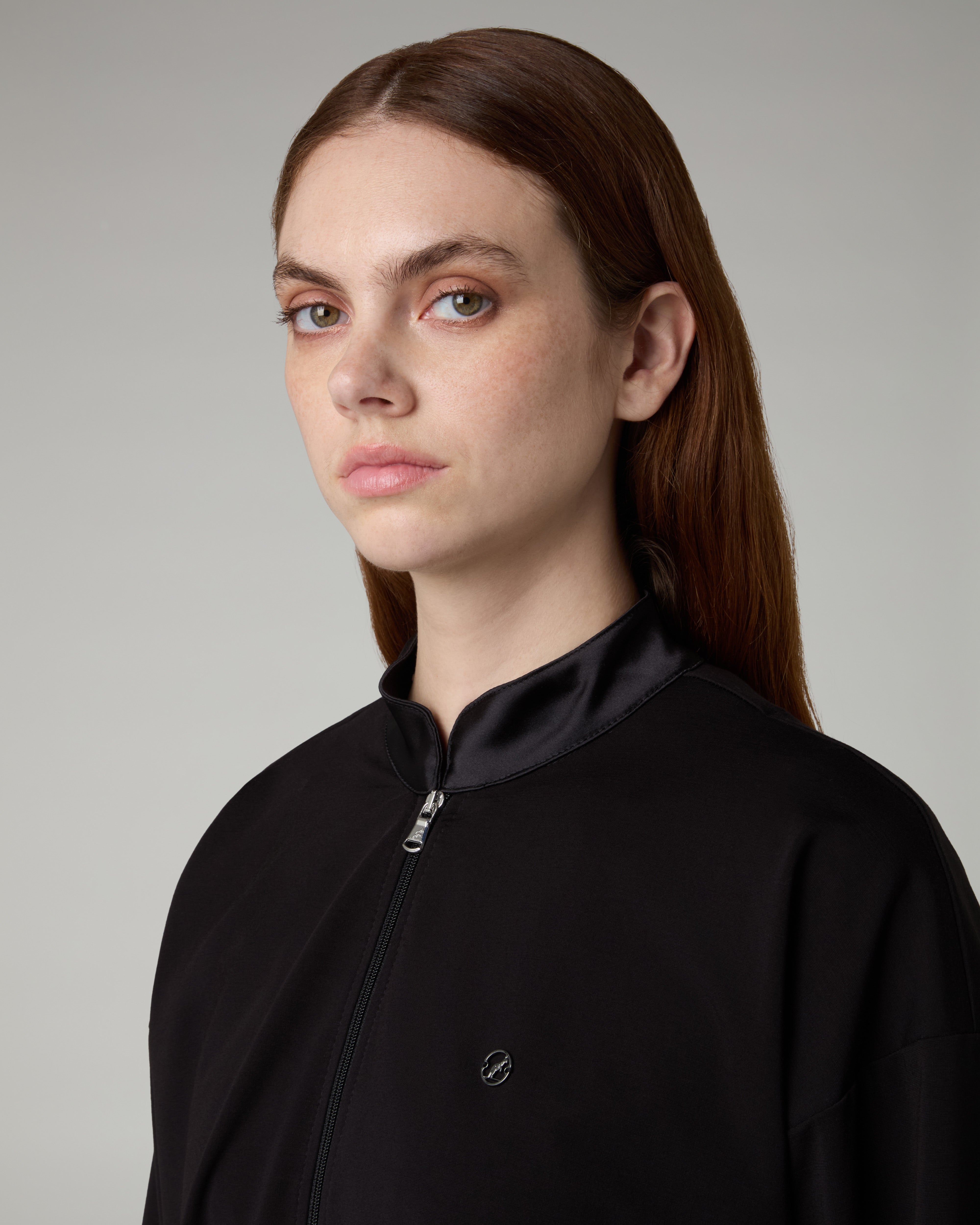 australian-glam-track-jacket-giacca-bomber-nera-full-zip image 4