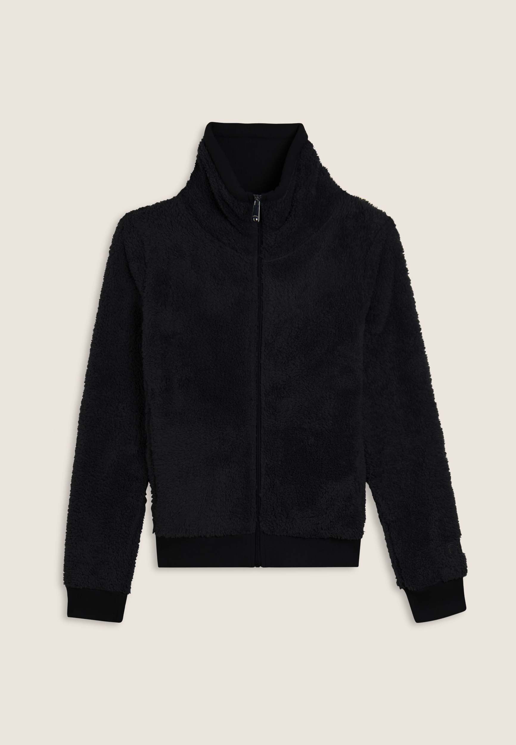freddy-felpa-in-pile-sherpa-con-zip-e-collo-alto-regular-fit image 4