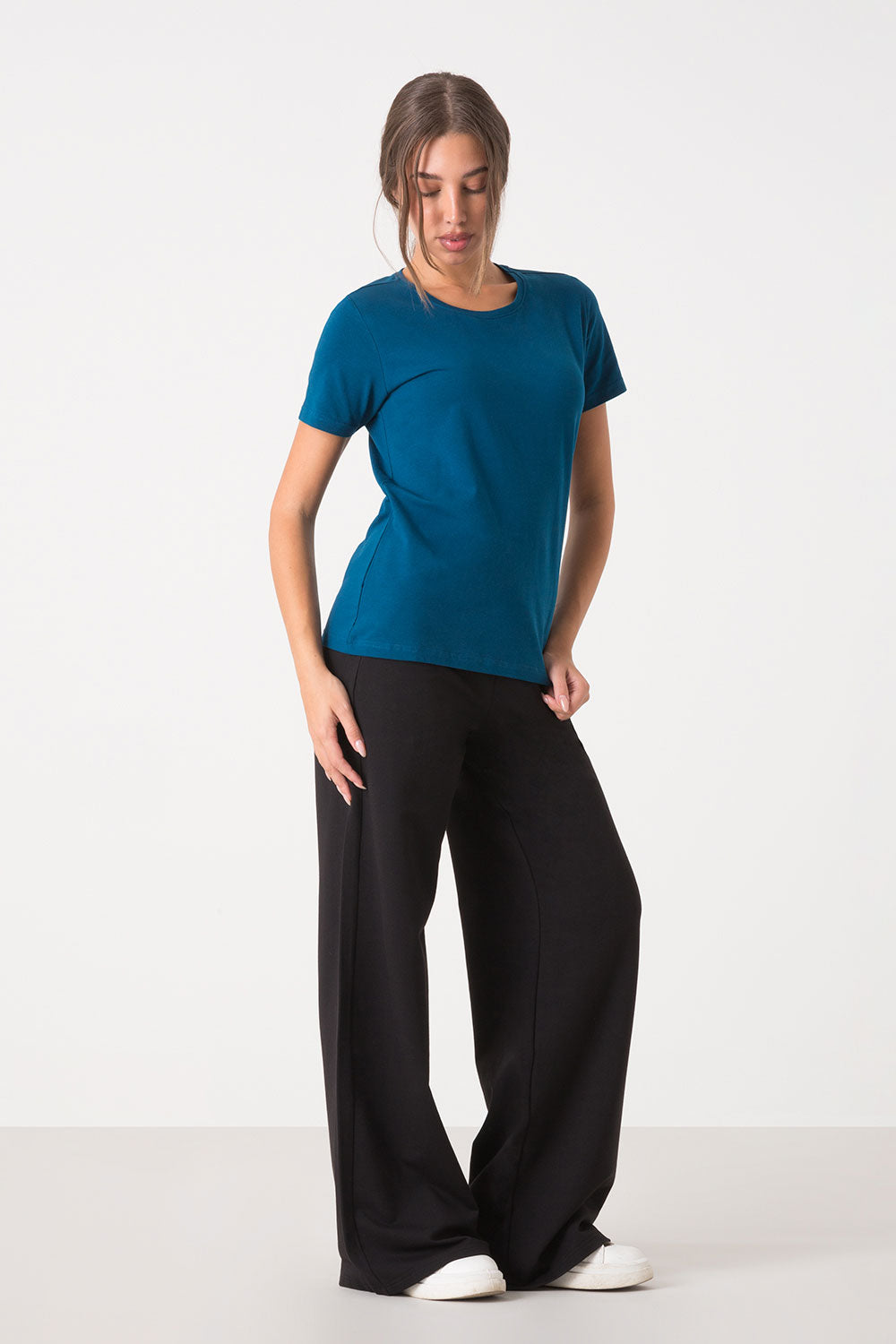 dimensione-danza-t-shirt-in-jersey-stretch-leggero-girocollo image 3