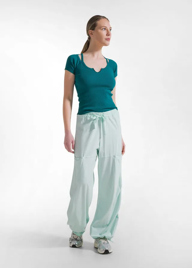 deha-pantaloni-magnum-effetto-sfumato-in-jersey-cotone-bio-blu image 1