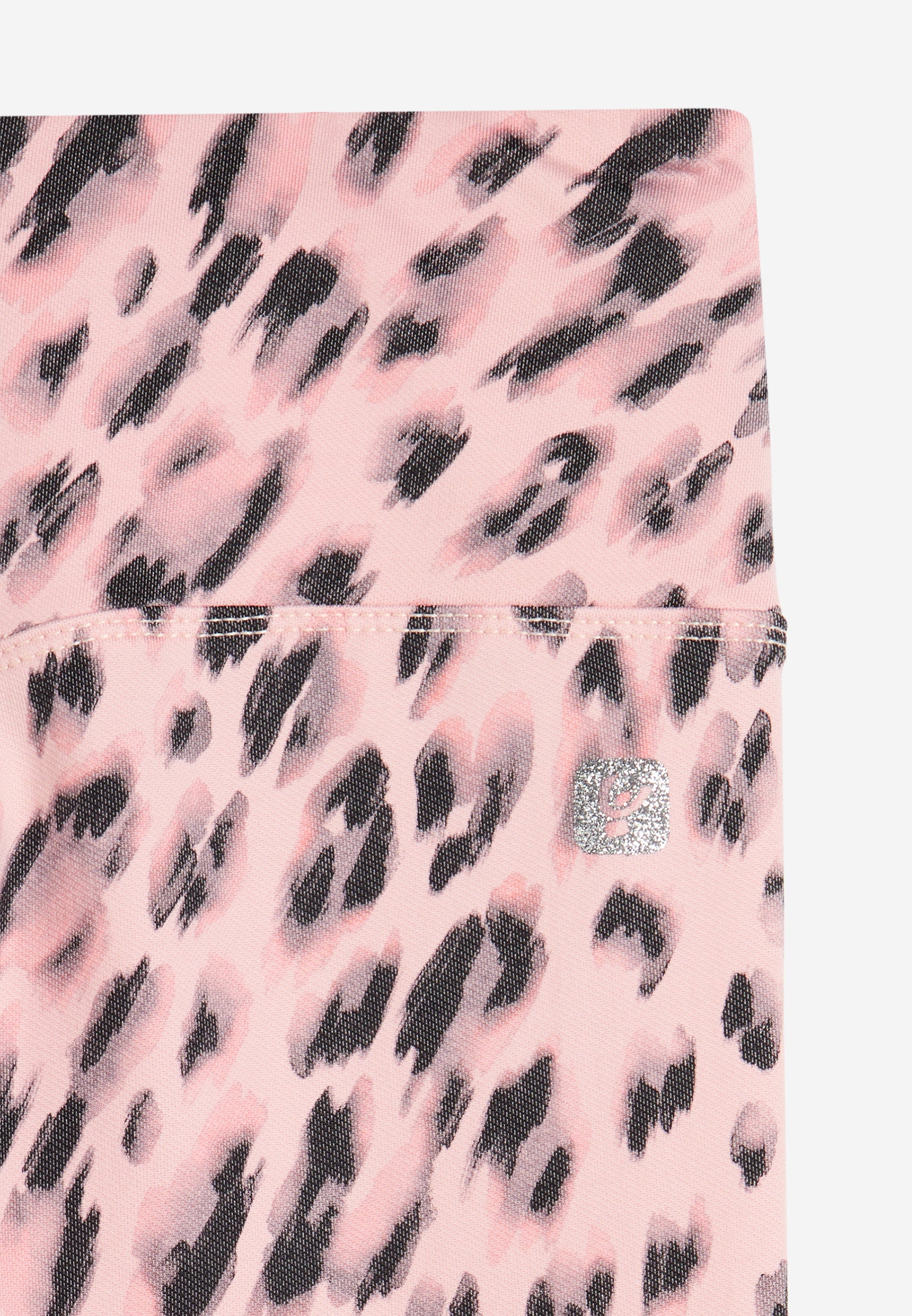freddy-superfit-leggings-7-8-vita-alta-tecnico-rosa-animalier image 3