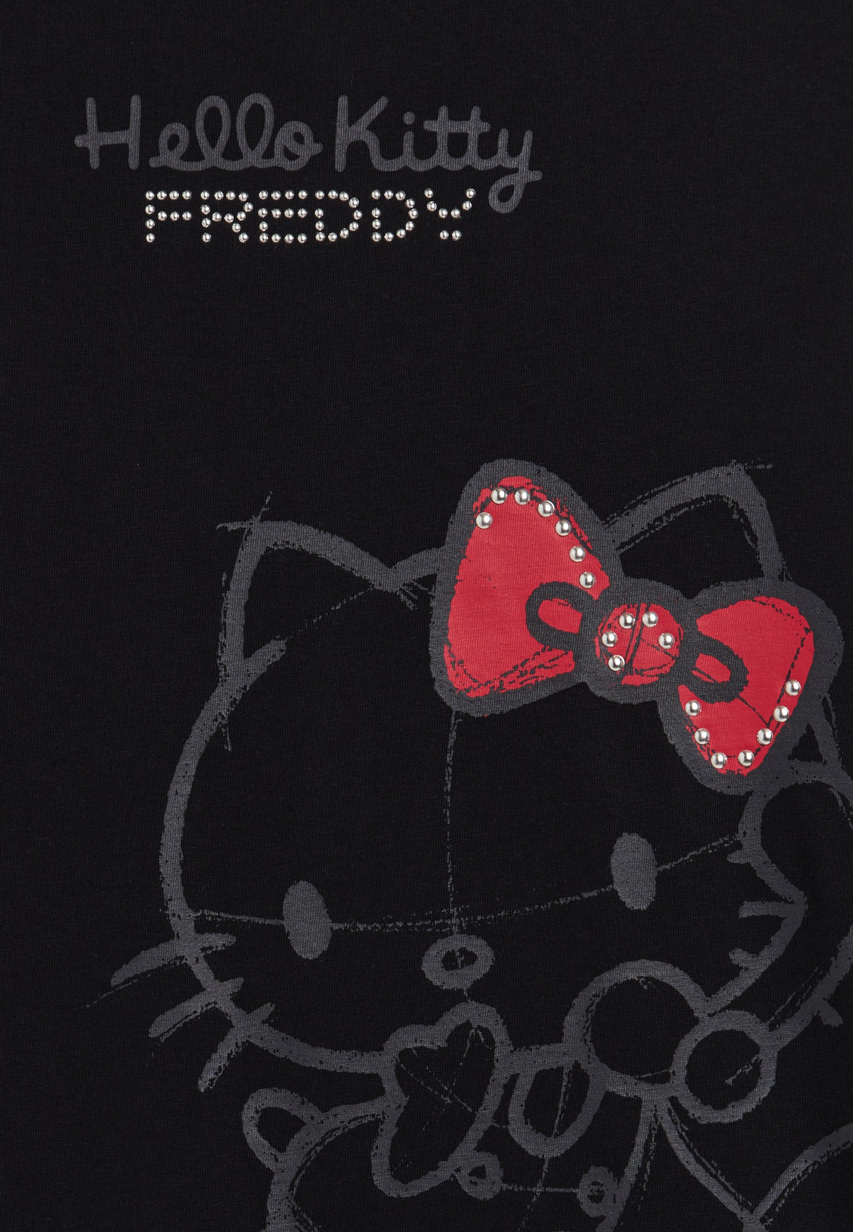 freddy-t-shirt-hello-kitty-tono-su-tono-cotone image 8