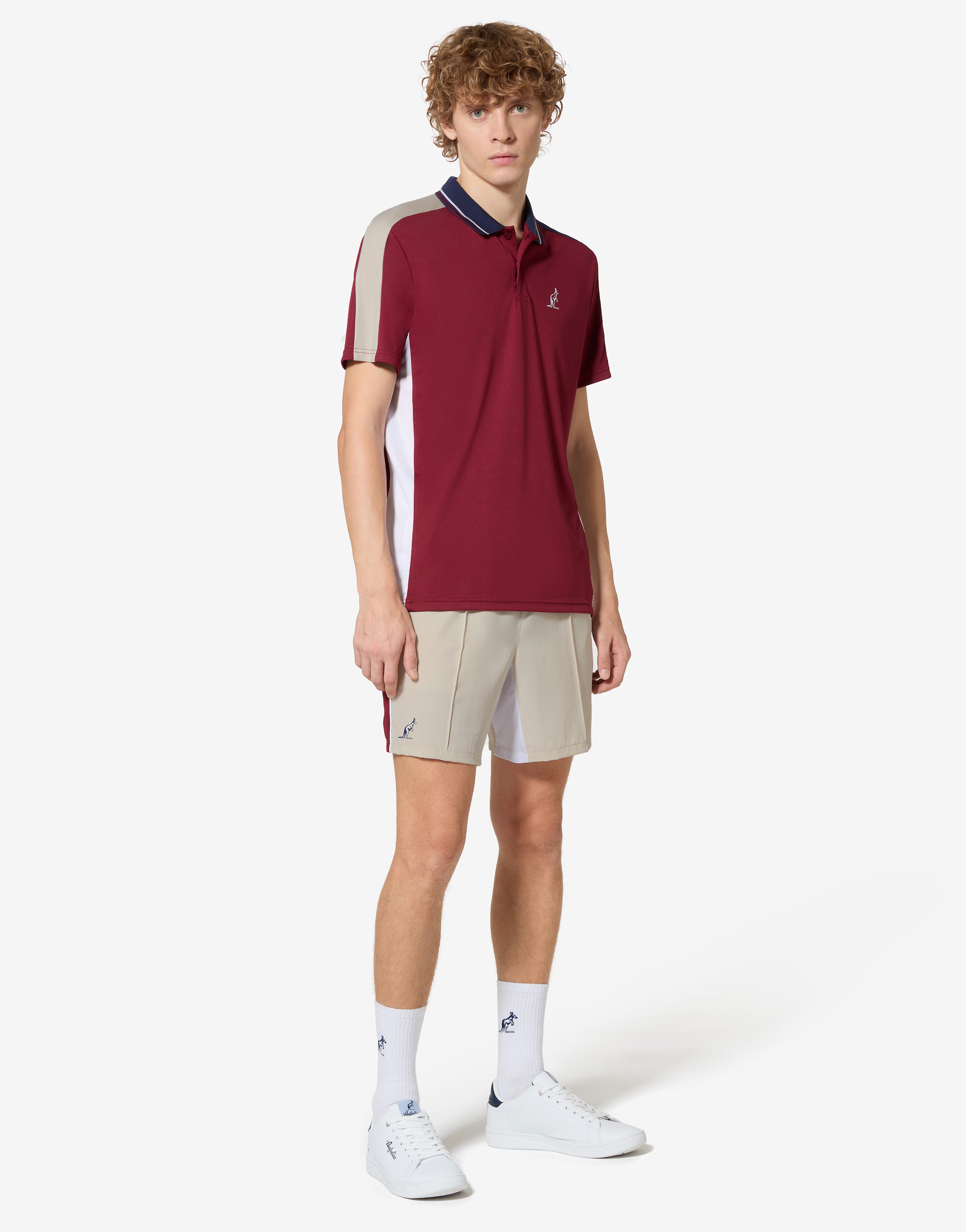 australian-legend-polo-shirt-ace-tennis-bordeaux image 2