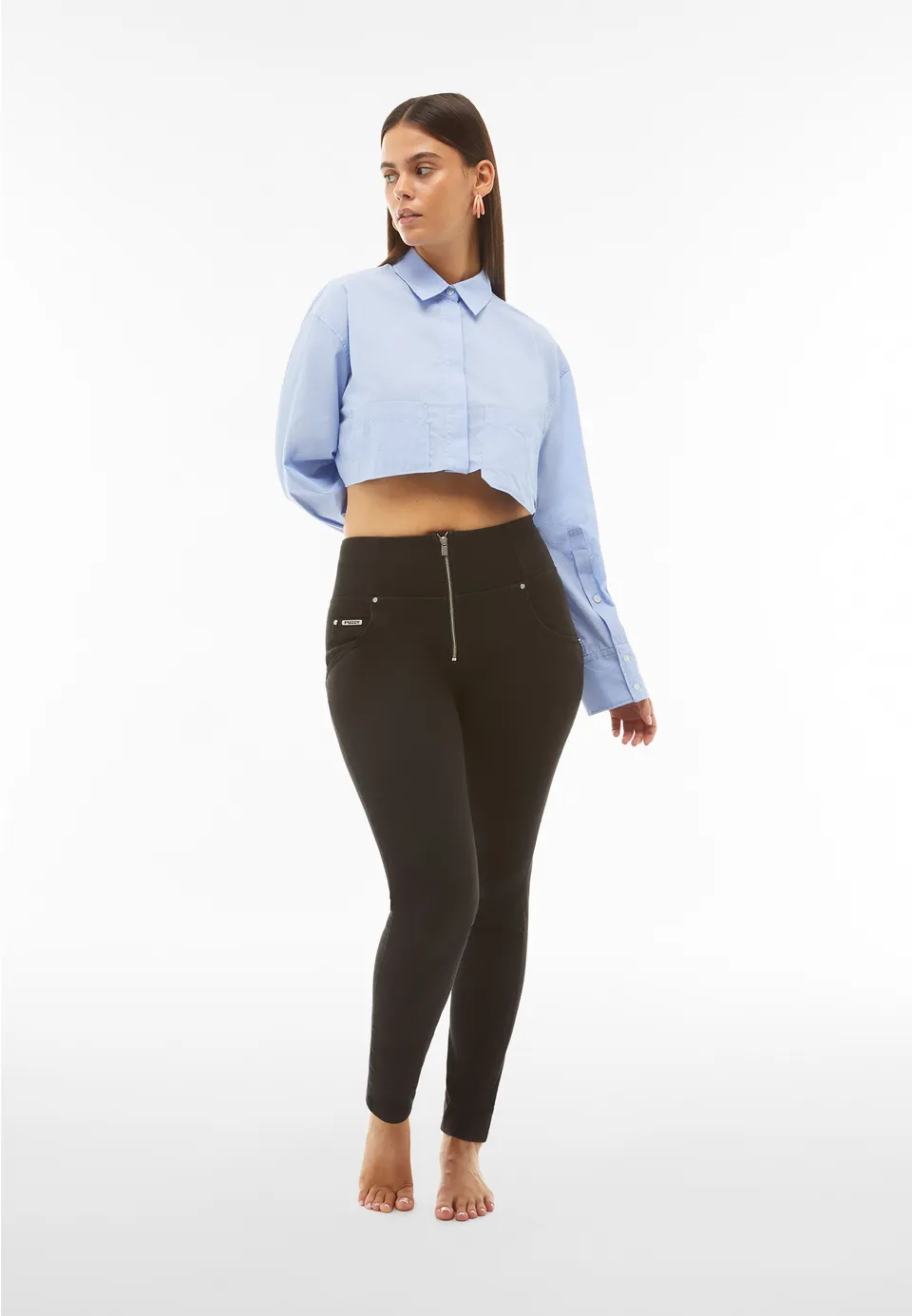 freddy-wr-up-pantaloni-push-up-donna-vita-alta-in-tessuto-navetta-ecologico image 1