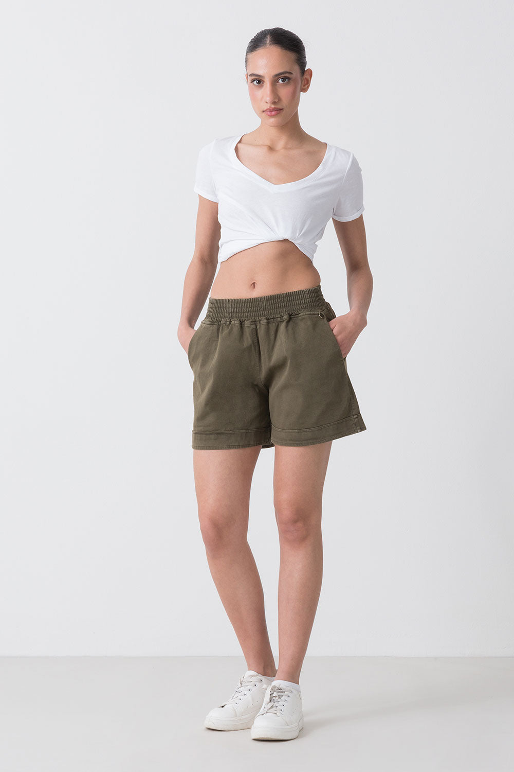 dimensione-danza-shorts-uomo-tinto-capo-elastico-con-tasche image 2