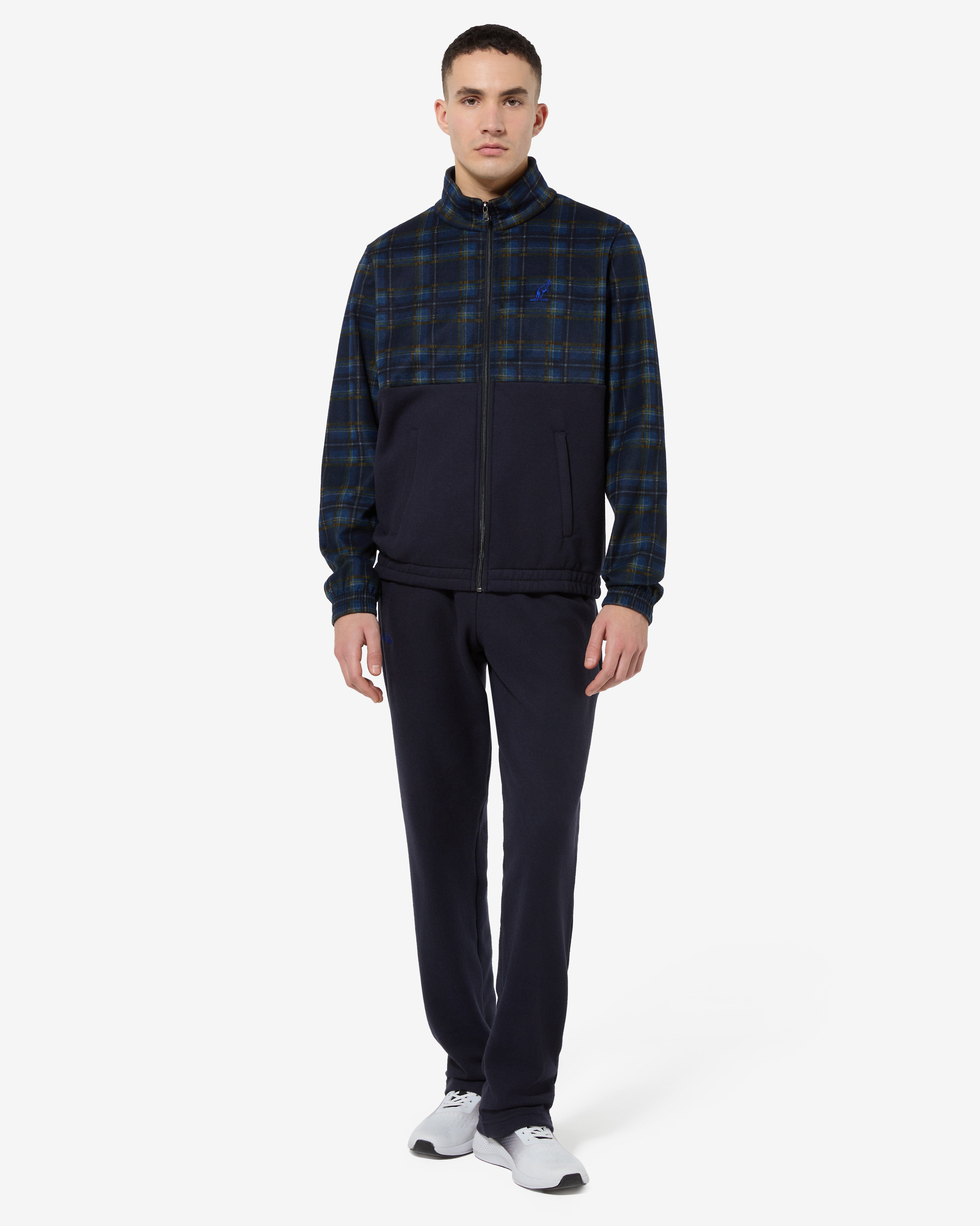 australian-check-tracksuit-tuta-completa-uomo-blu-navy image 1