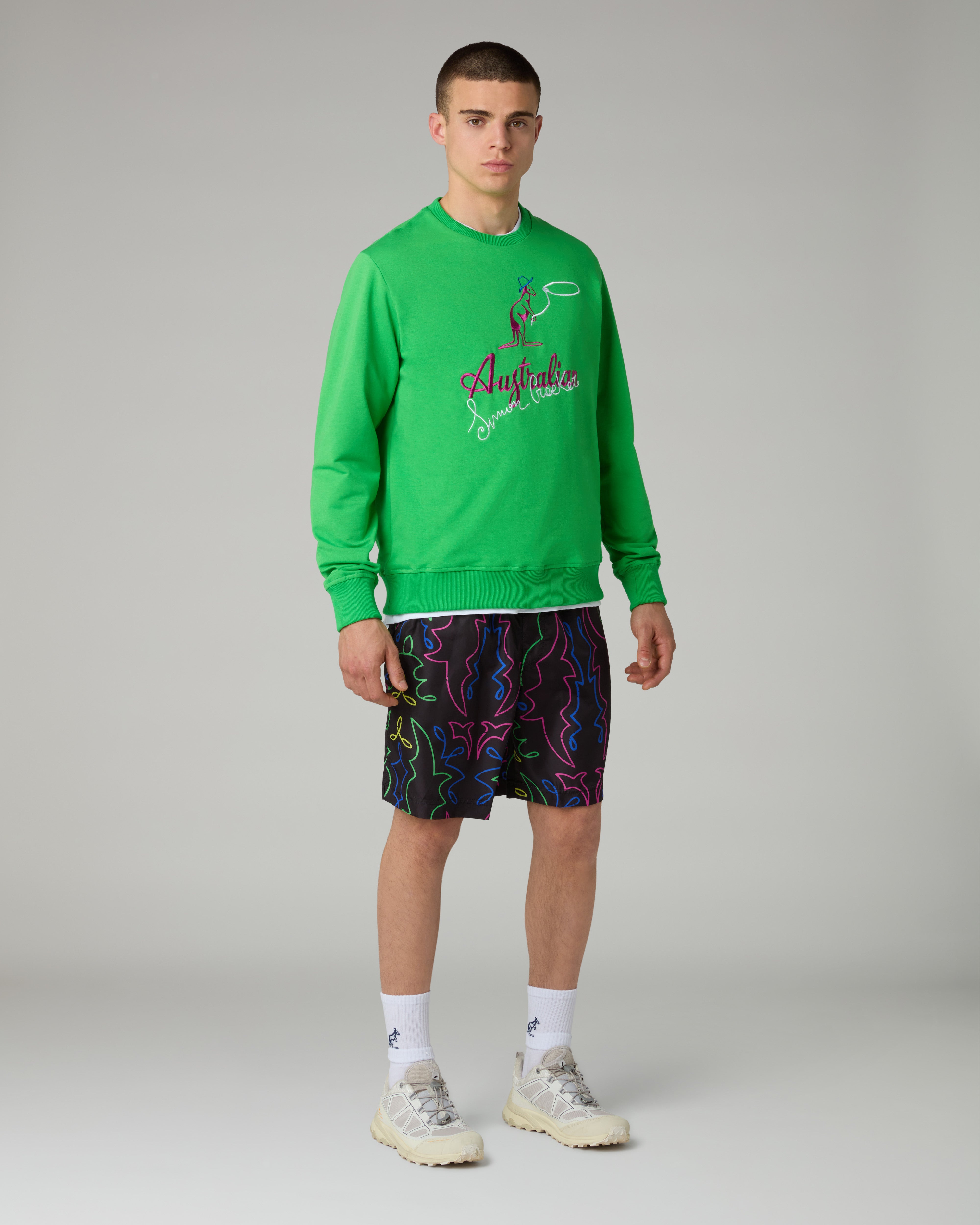 australian-cow-kangoo-crewneck-simon-cracker-x-australian-felpa-girocollo image 2