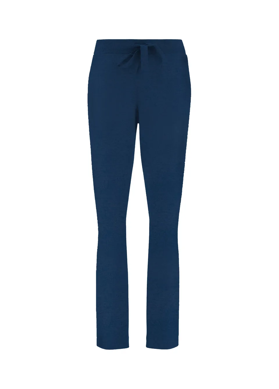 deha-pantalone-slim-fit-in-felpa-blu image 1
