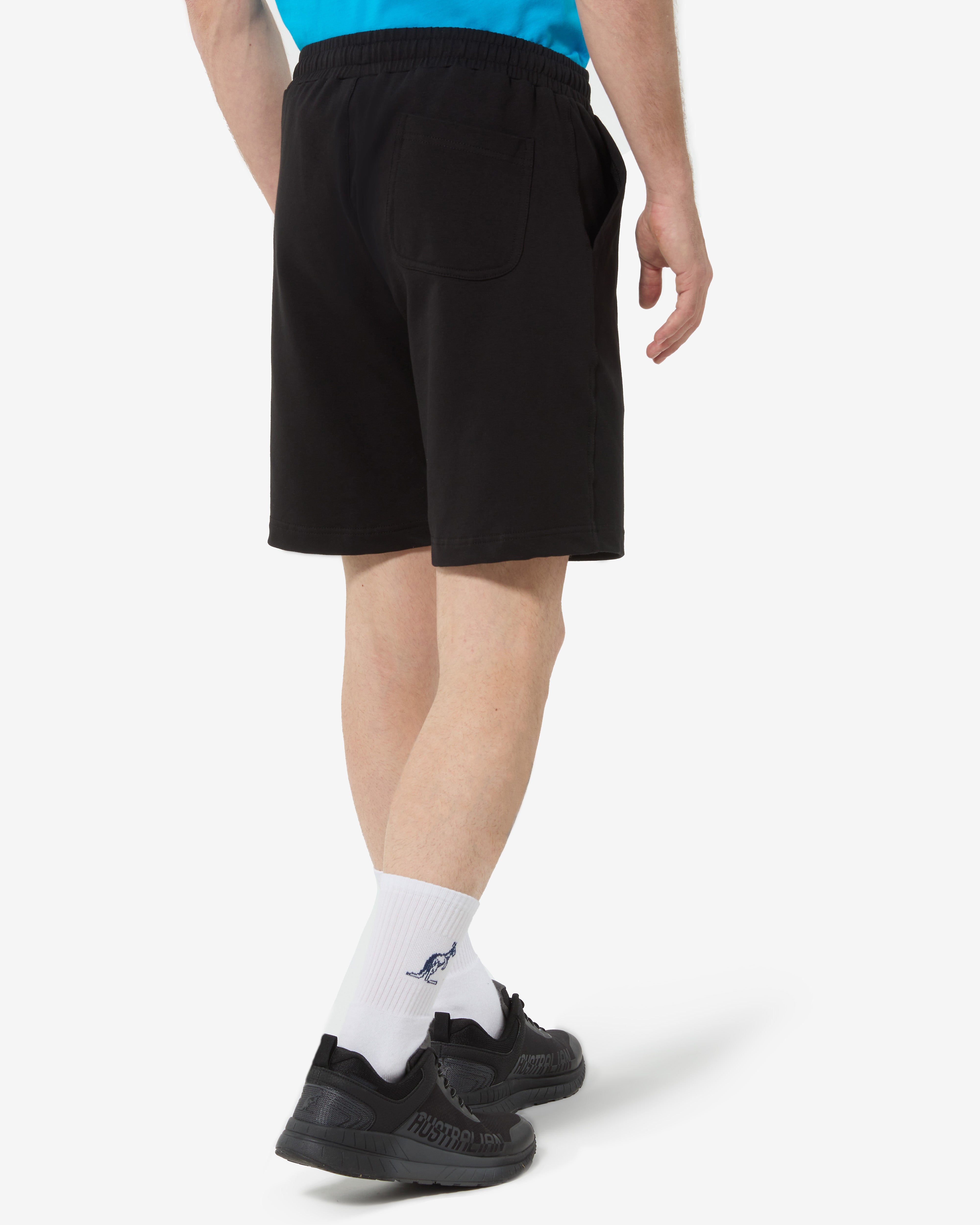 australian-urban-short-nero-short-felpa-elasticizzata image 3