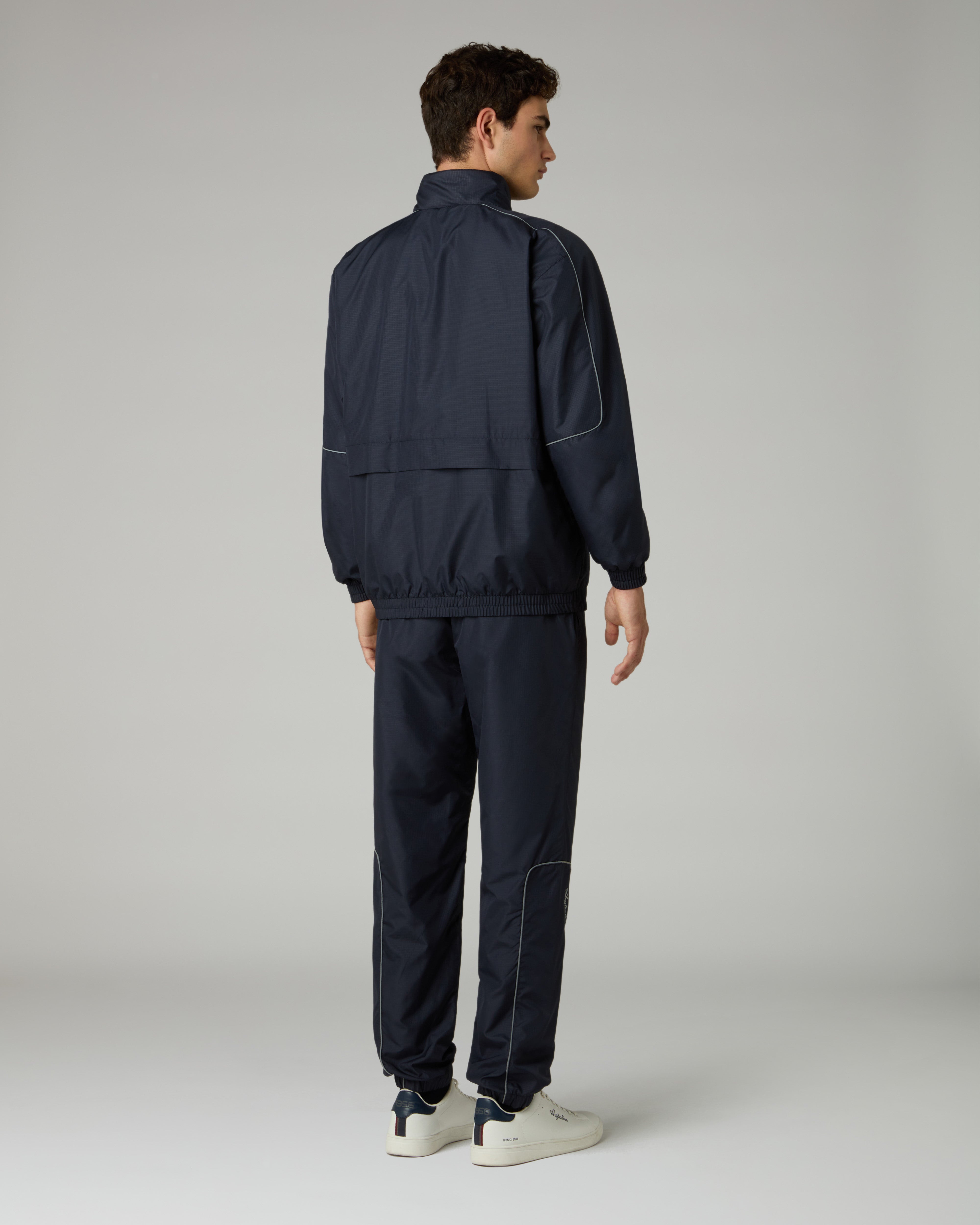 australian-nocturna-brice-tracksuit-tuta-blu-eclipse-con-piping-rifrangente image 2