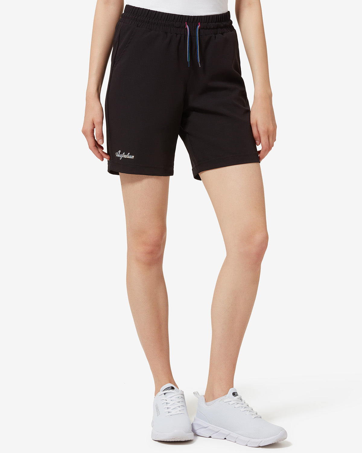 australian-shade-short-nero-pantaloncino-tecnico-con-logo-olografico image 1