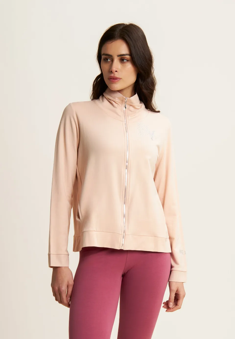 freddy-felpa-zip-collo-alto-french-terry-modal-effetto-seta image 1