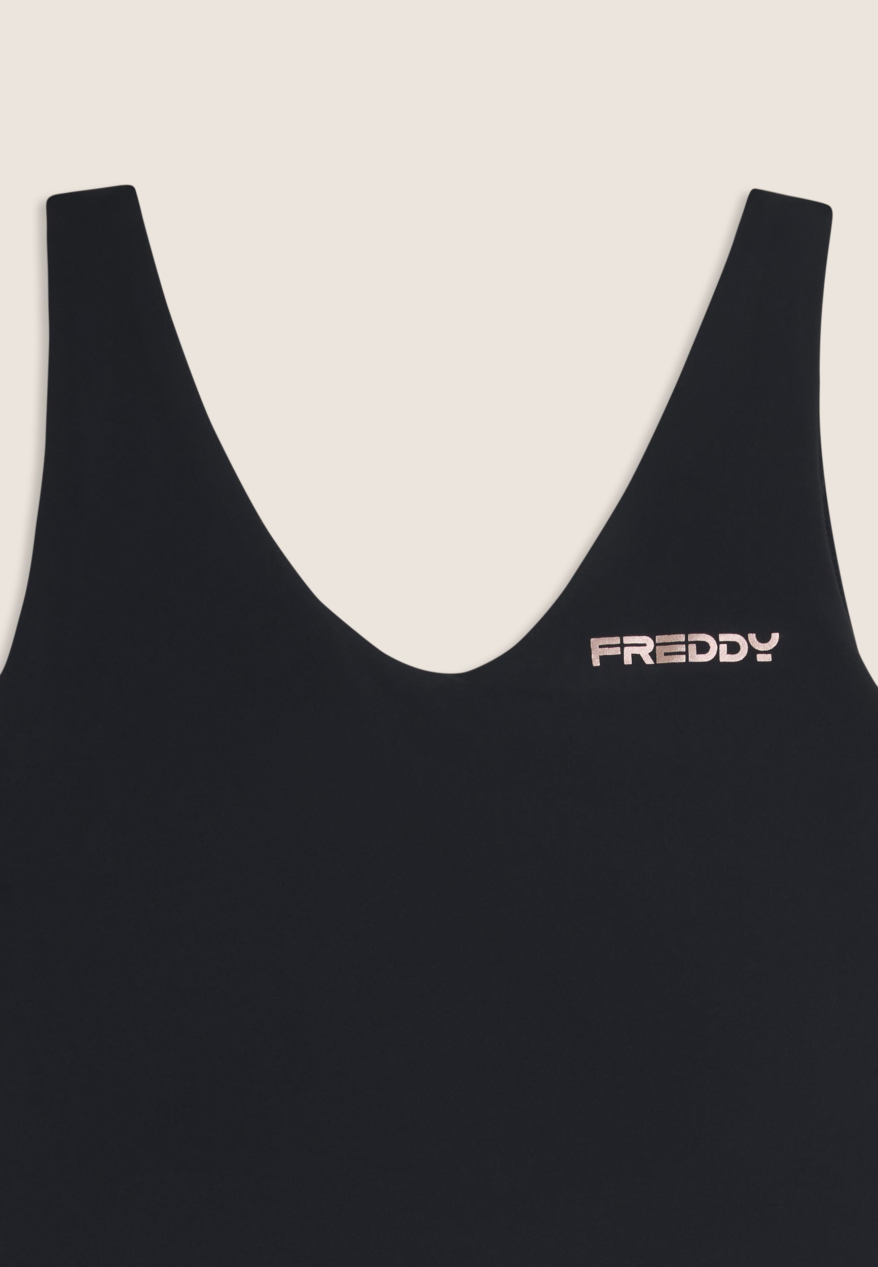 freddy-slim-fit-scollo-a-v-quick-dry-canotta-cropped-sportiva-donna image 4