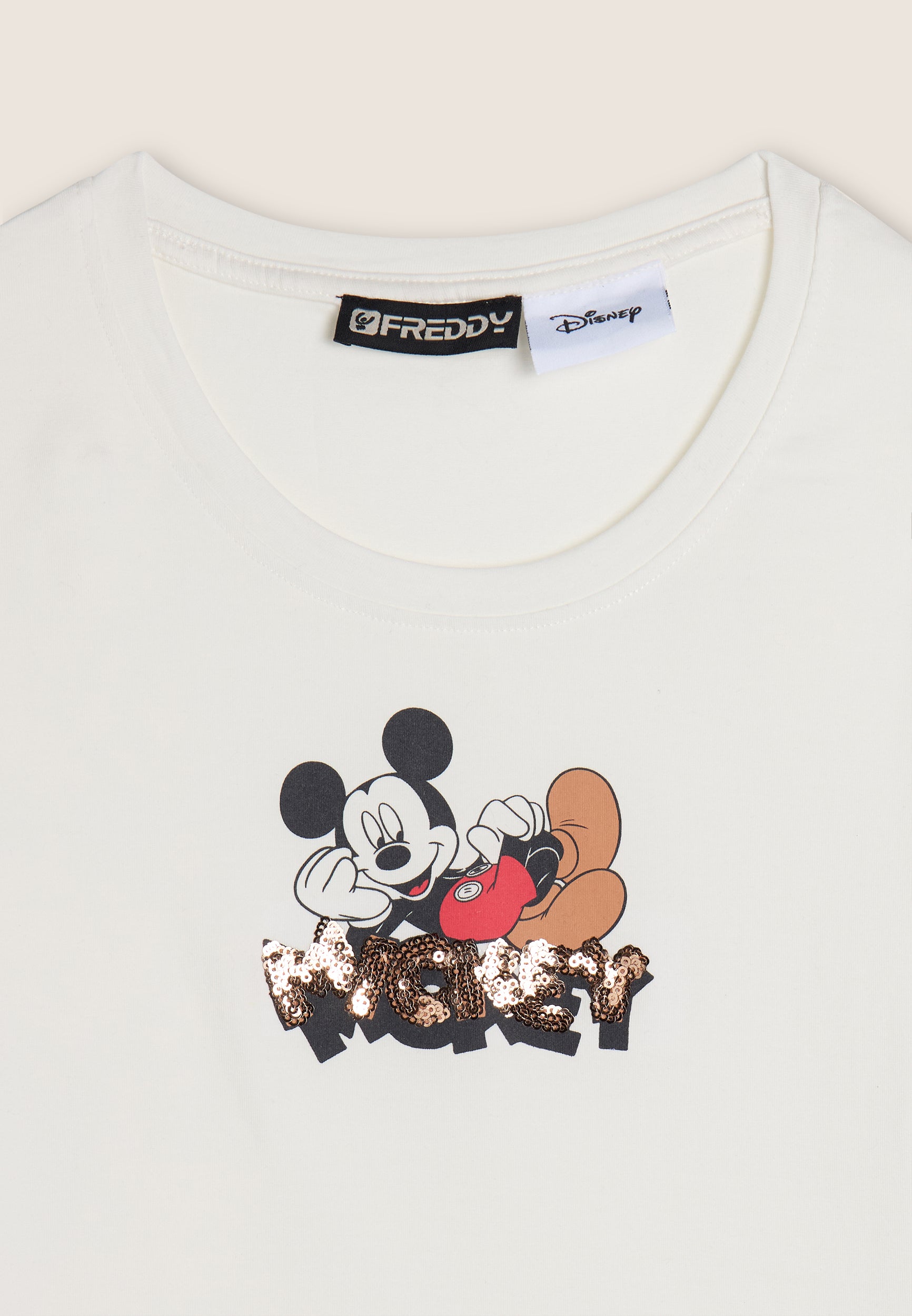 freddy-t-shirt-cropped-slim-fit-mickey-mouse-in-jersey-lycra image 5