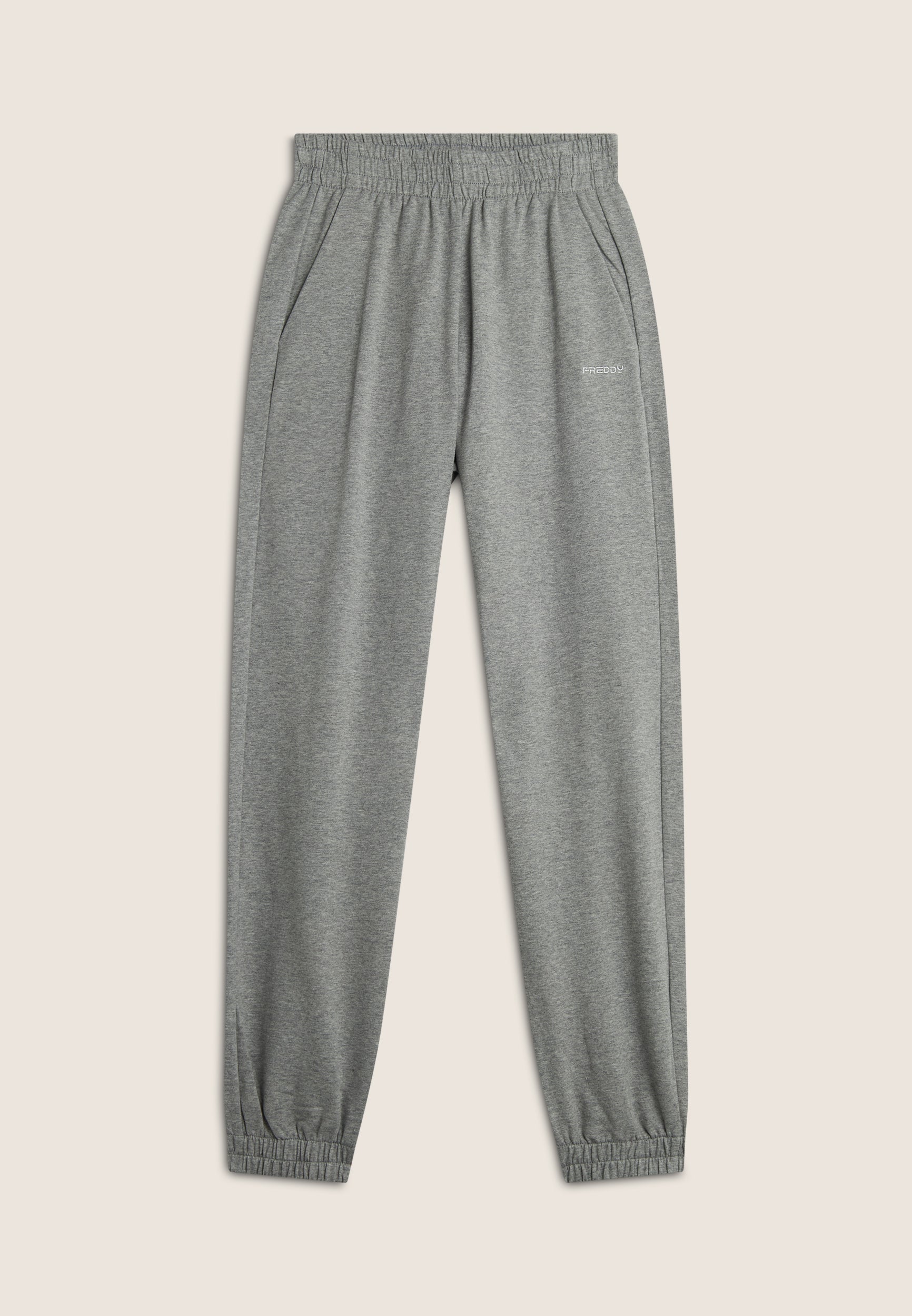 freddy-pantaloni-jogger-donna-comfort-fit-jersey-cotone image 1