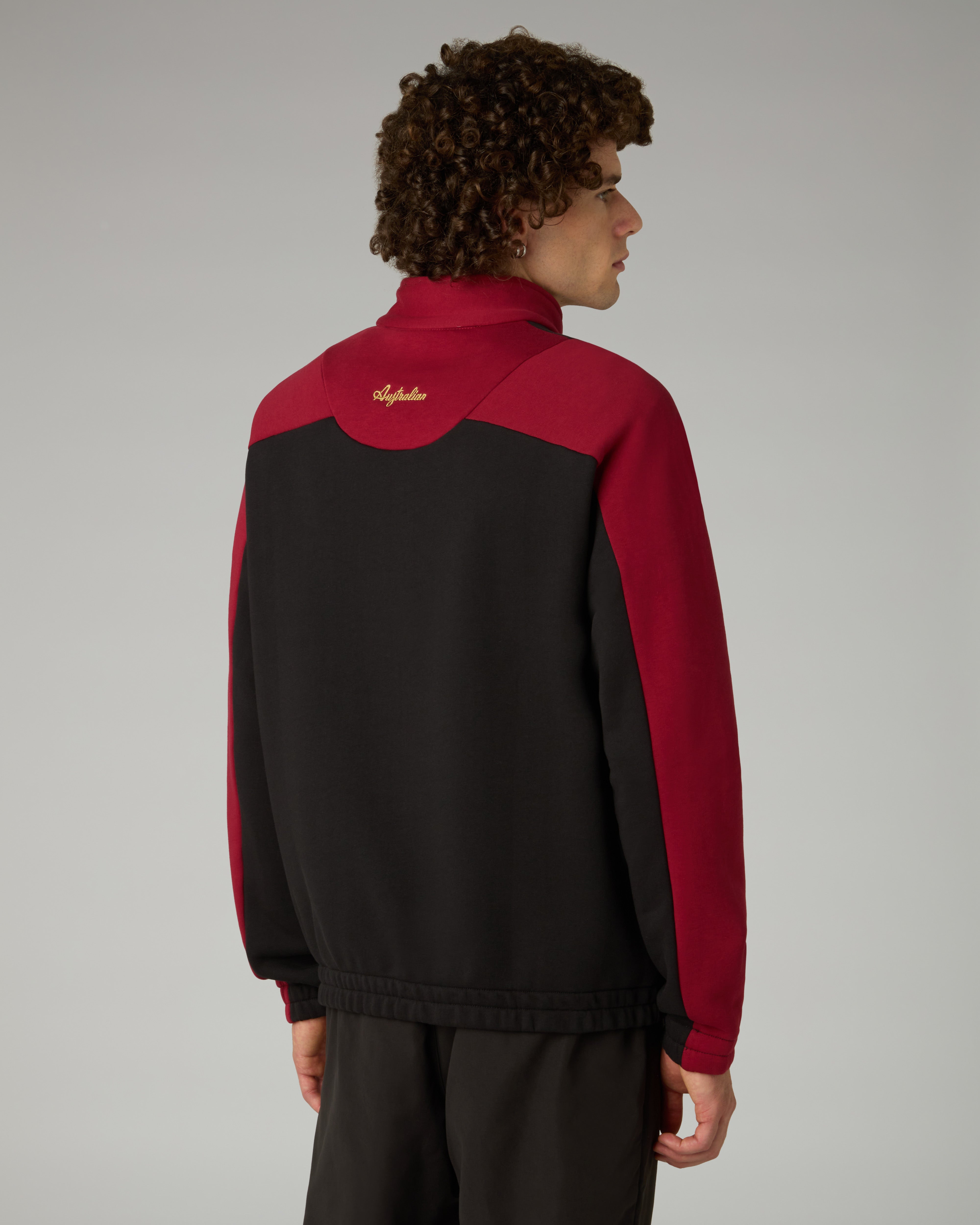 australian-arak-felpa-half-zip-mezza-zip-heritage image 3