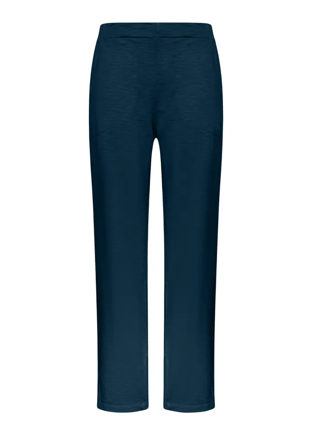 deha-pantalone-felpa-organica-fiammato-blu image 1