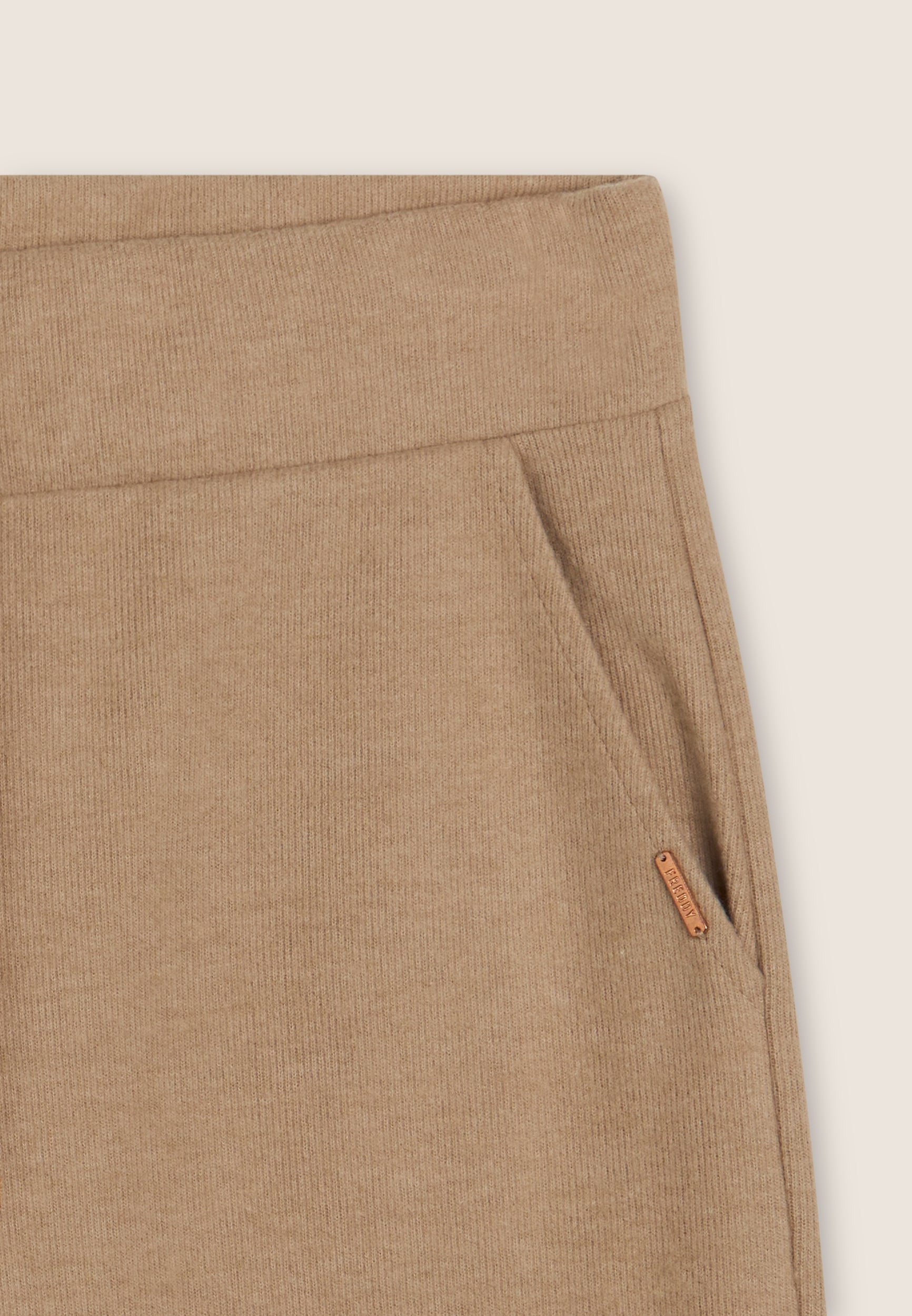 freddy-pantaloni-donna-effetto-tricot-con-polsini-felpa-garzata image 7