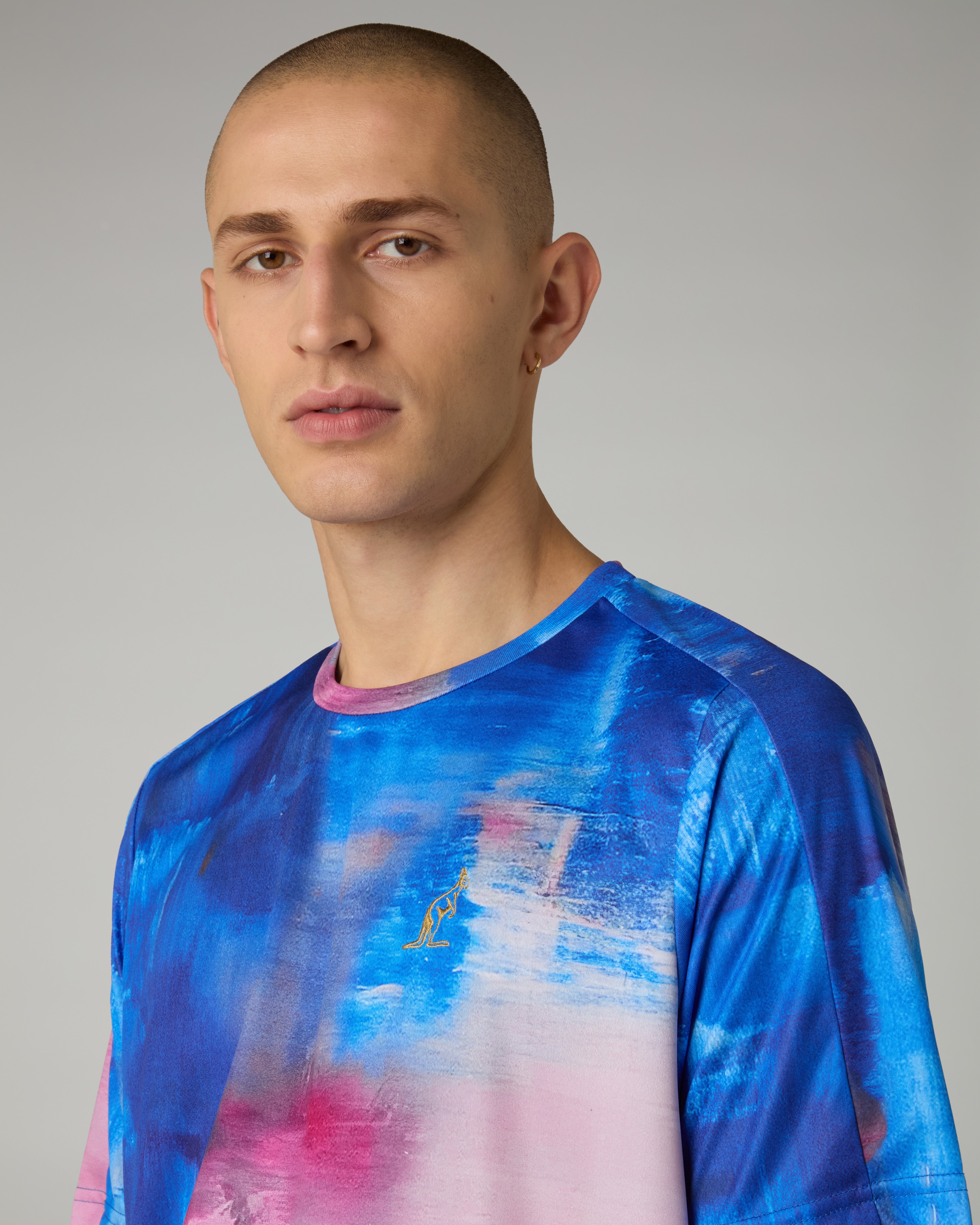 australian-klee-t-shirt-t-shirt-ace-all-over-blu-navy image 4