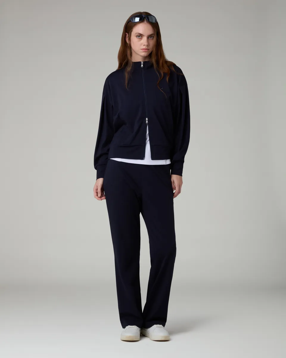 australian-grace-tracksuit-tuta-donna-flow-interlock-eclipse-blue-full-zip image 1