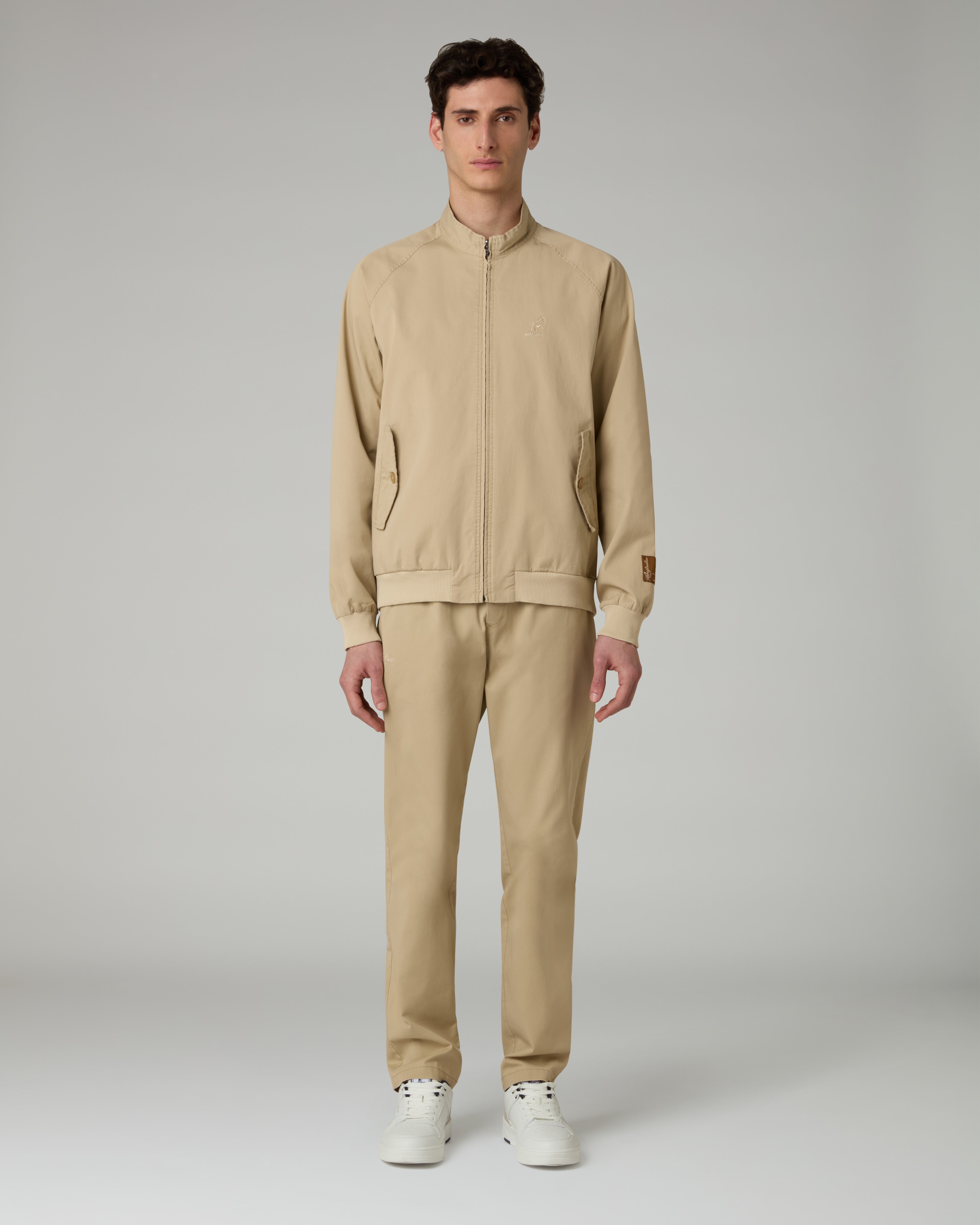 australian-doric-city-track-jacket-cotton-twill-kaki image 2
