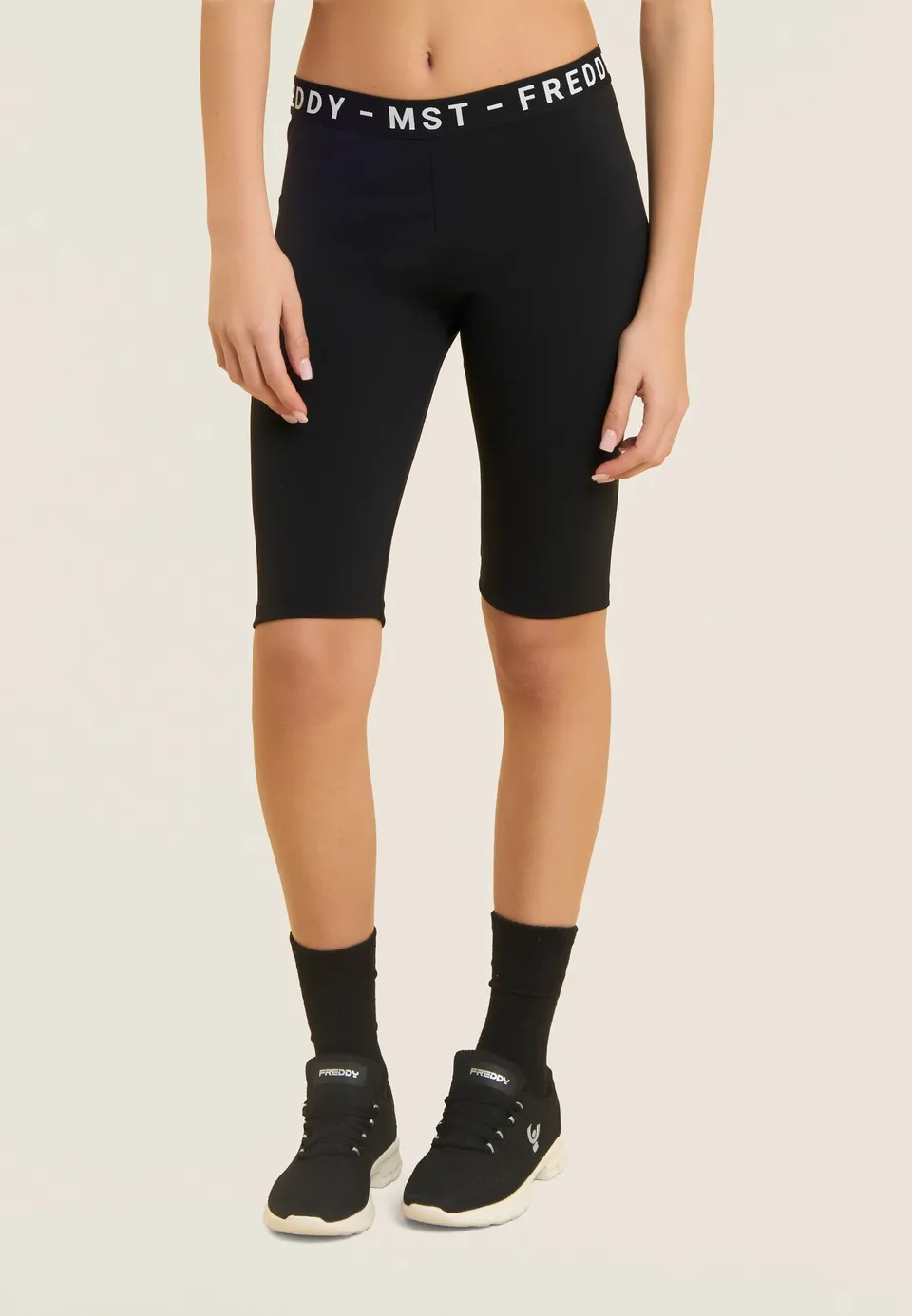 freddy-leggings-biker-donna-con-fascia-elastica-freddy-mst image 1