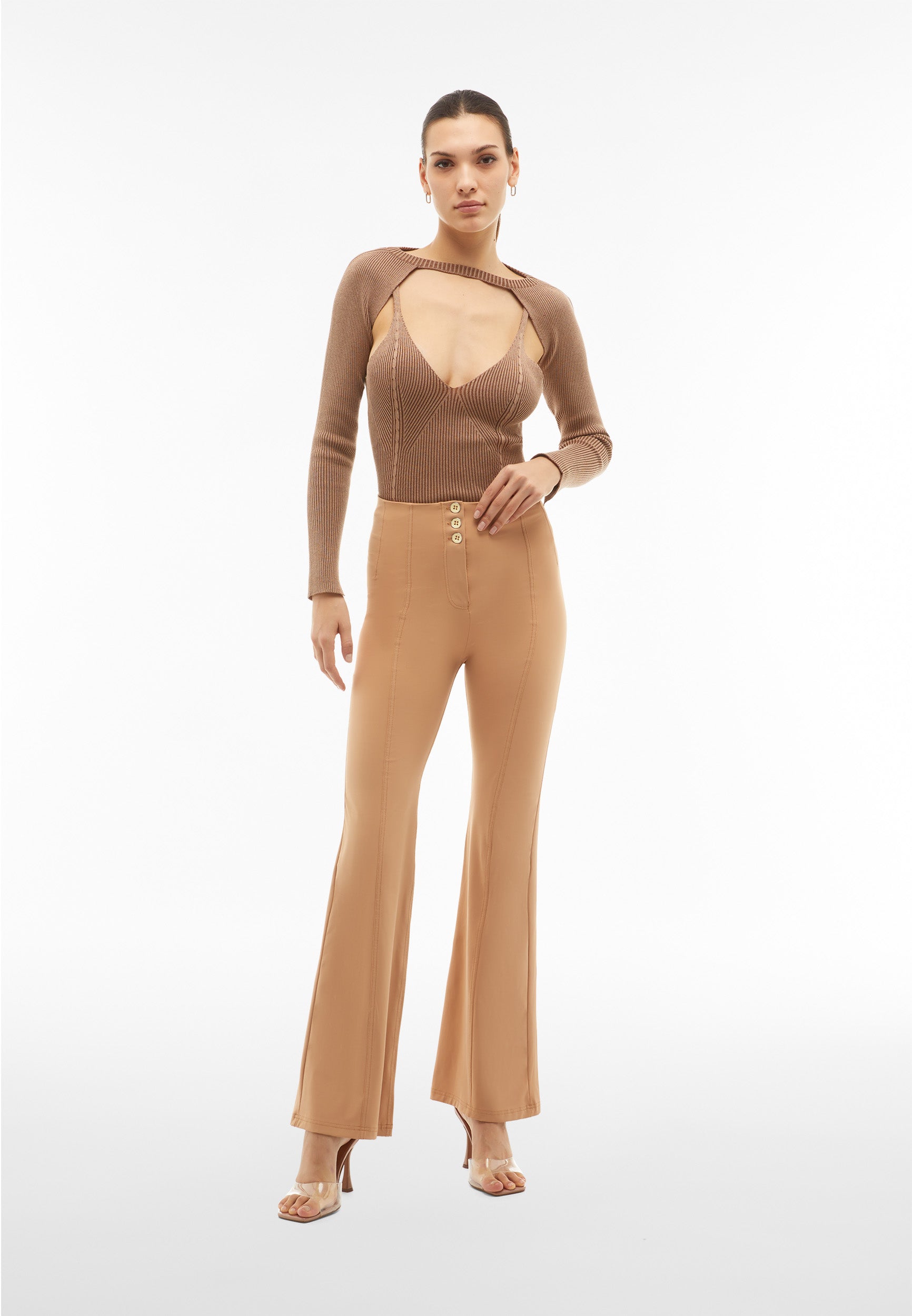 freddy-wr-up-pantaloni-vita-super-alta-bustier-fondo-flare image 2