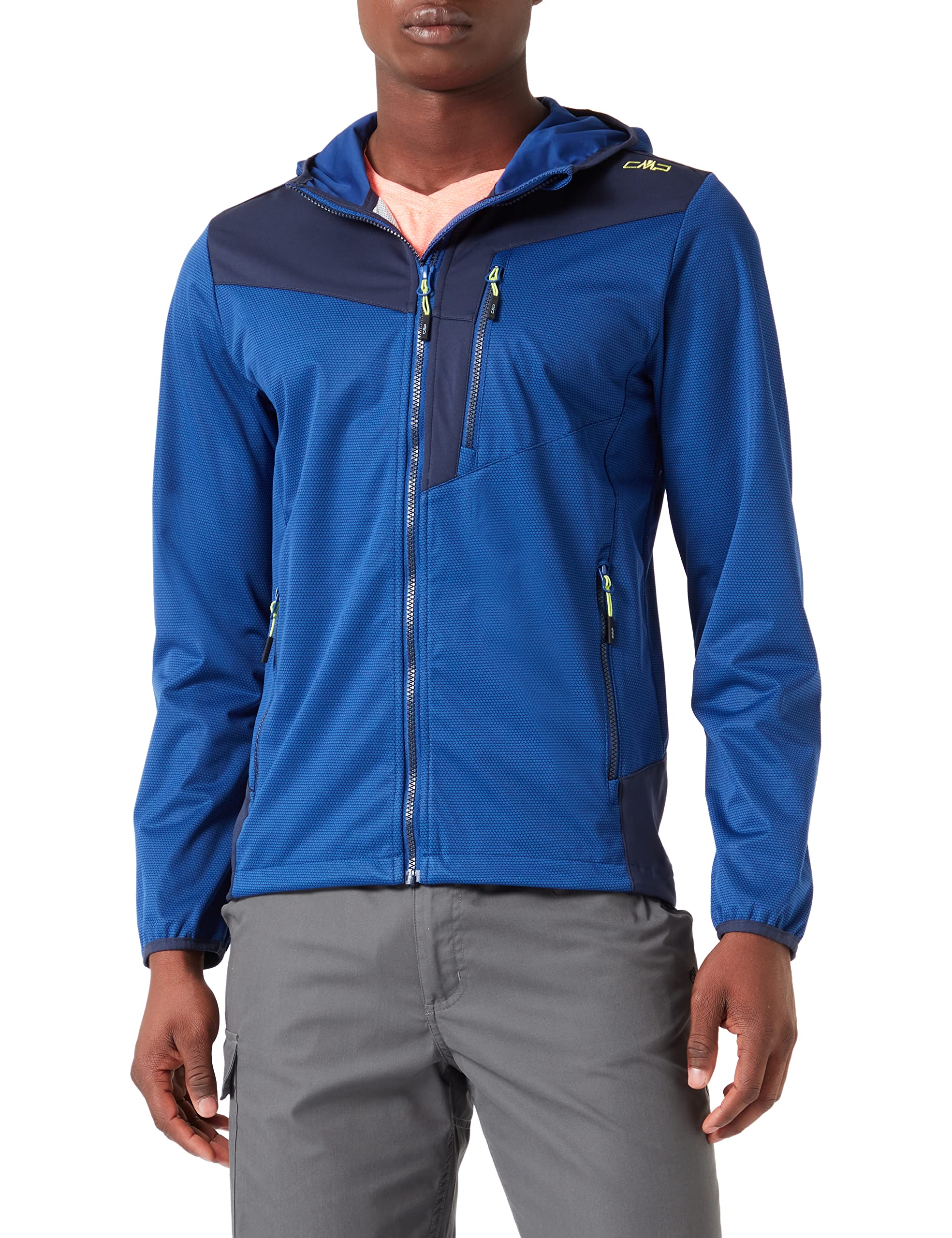 cmp-knit-tech-giacca-softshell-da-uomo-con-cappuccio-fisso-malva-geraneo image 1